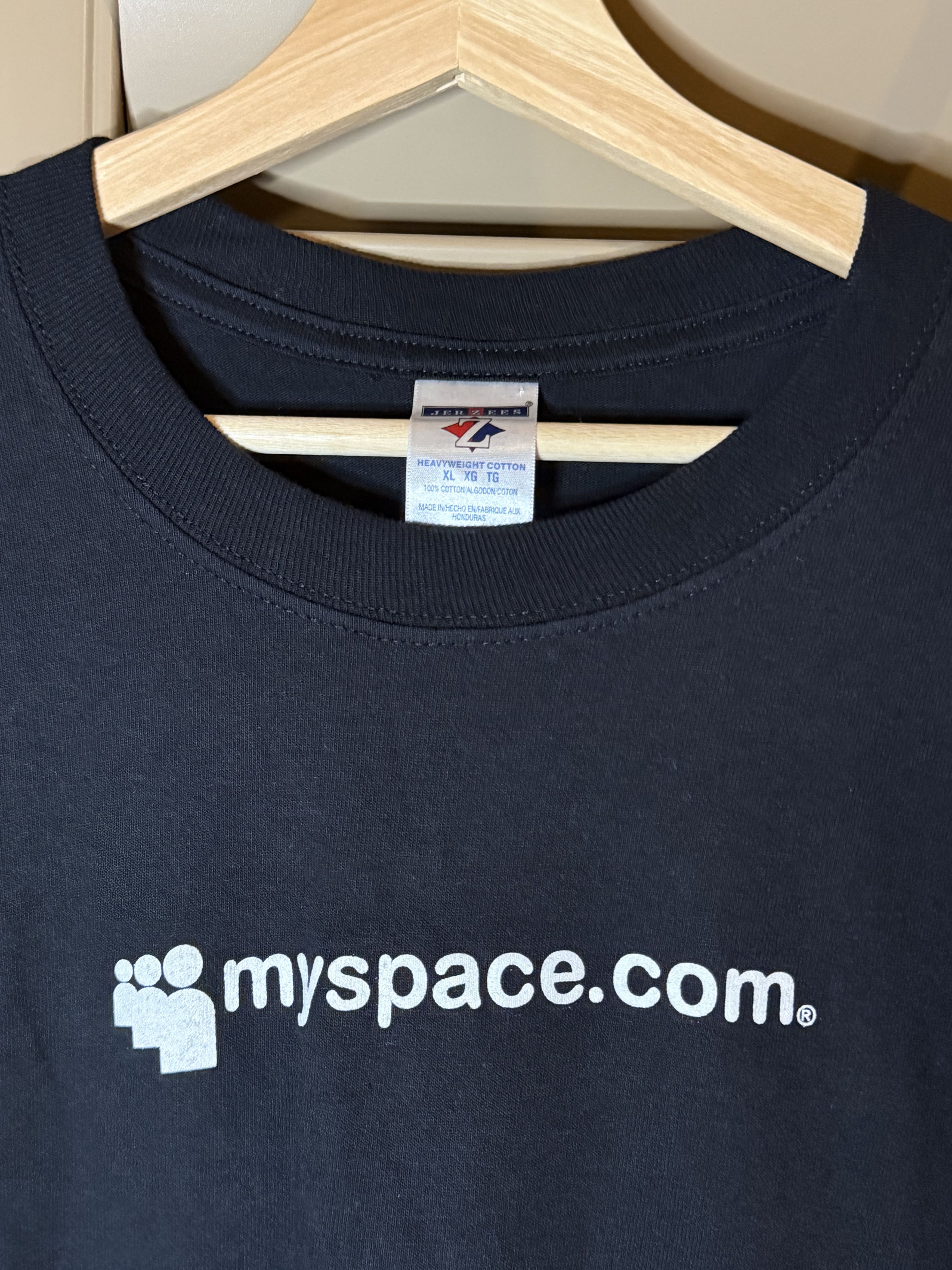 Other VTG Myspace Black Tee Size US XL / EU 56 / 4 - 3 Thumbnail