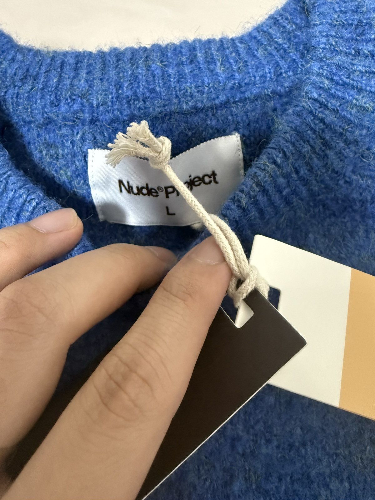 Nude Nude project Le Marais Knit Sweater Blue L Size US L / EU 52-54 / 3 - 3 Thumbnail