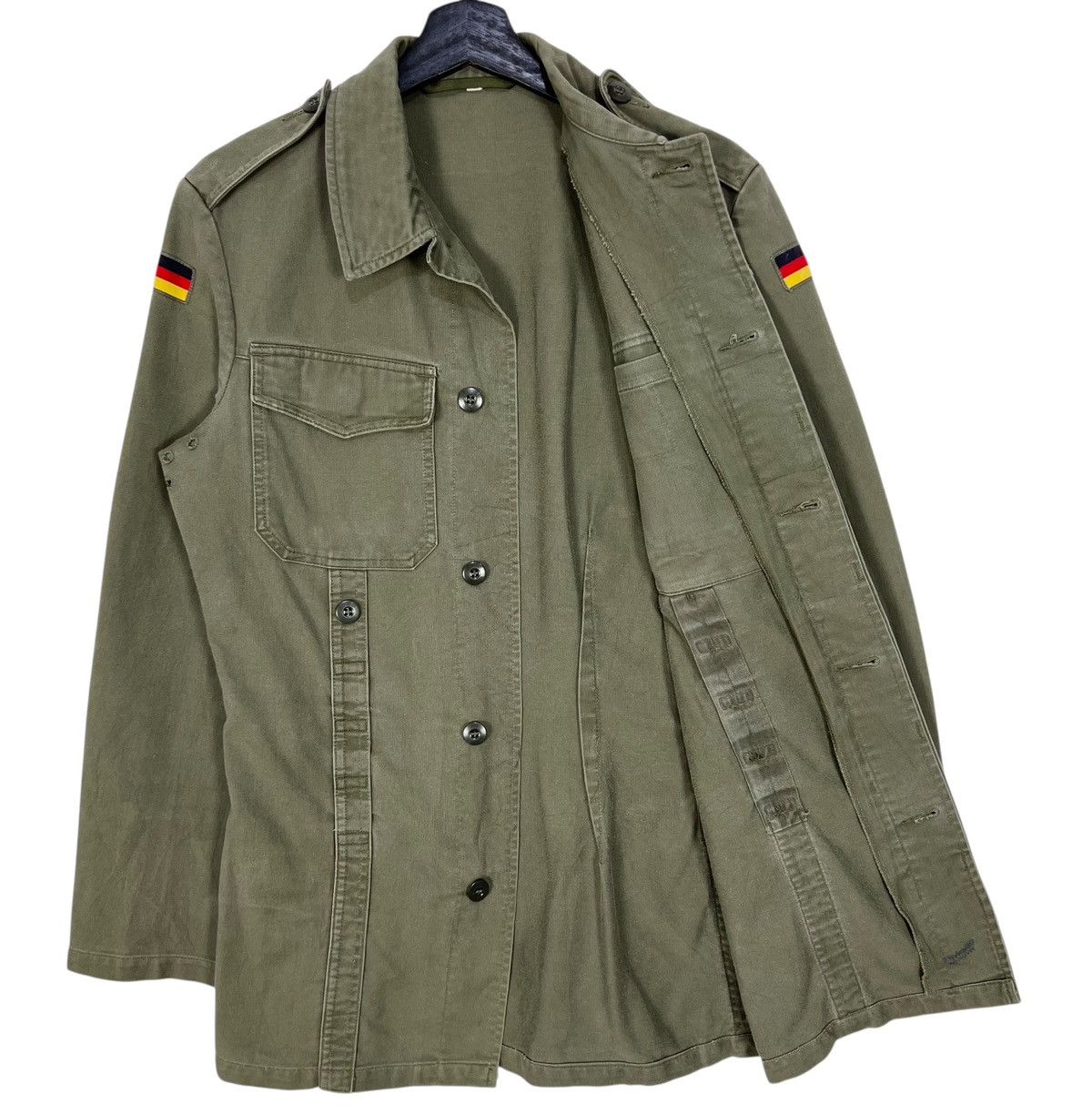 Vintage Vintage German Women Military Jacket Size M / US 6-8 / IT 42-44 - 5 Thumbnail