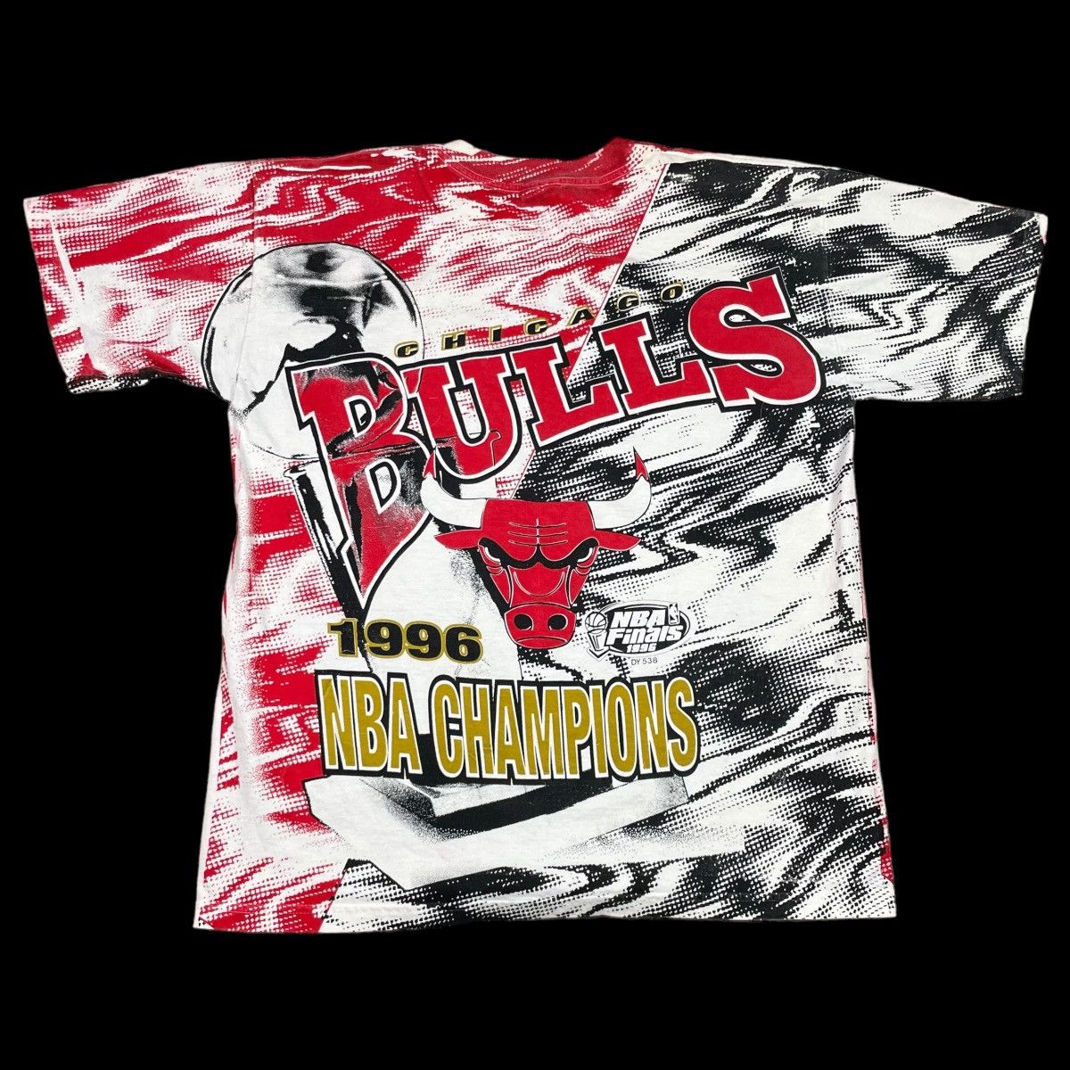 NBA × Vintage Vintage 1996 Chicago Bulls Championship AOP Shirt Adult XL Size US XL / EU 56 / 4 - 7 Thumbnail