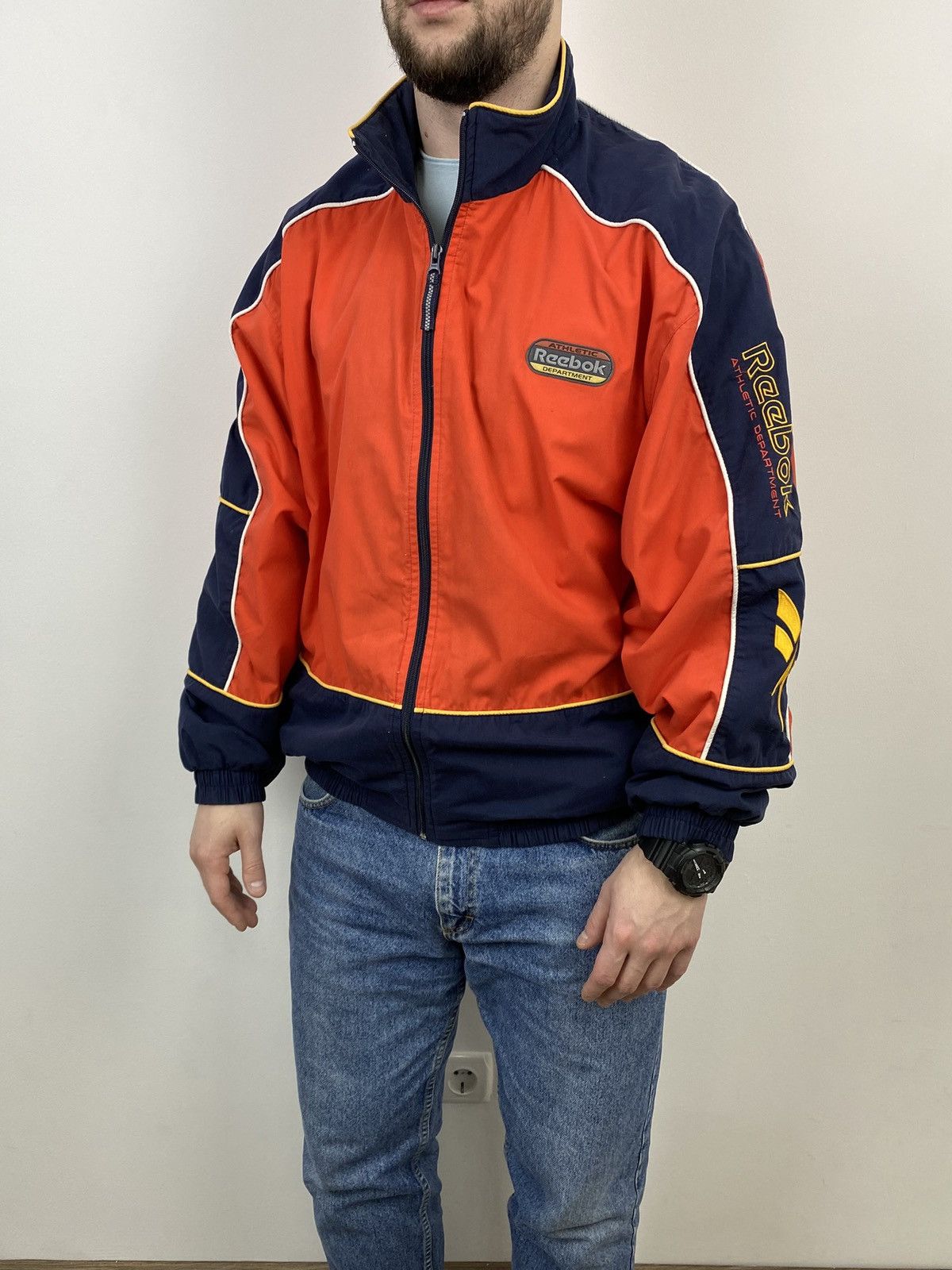 Reebok × Vintage Men’s Vintage Reebok Track Top Jacket size L Size US L / EU 52-54 / 3 - 1 Thumbnail