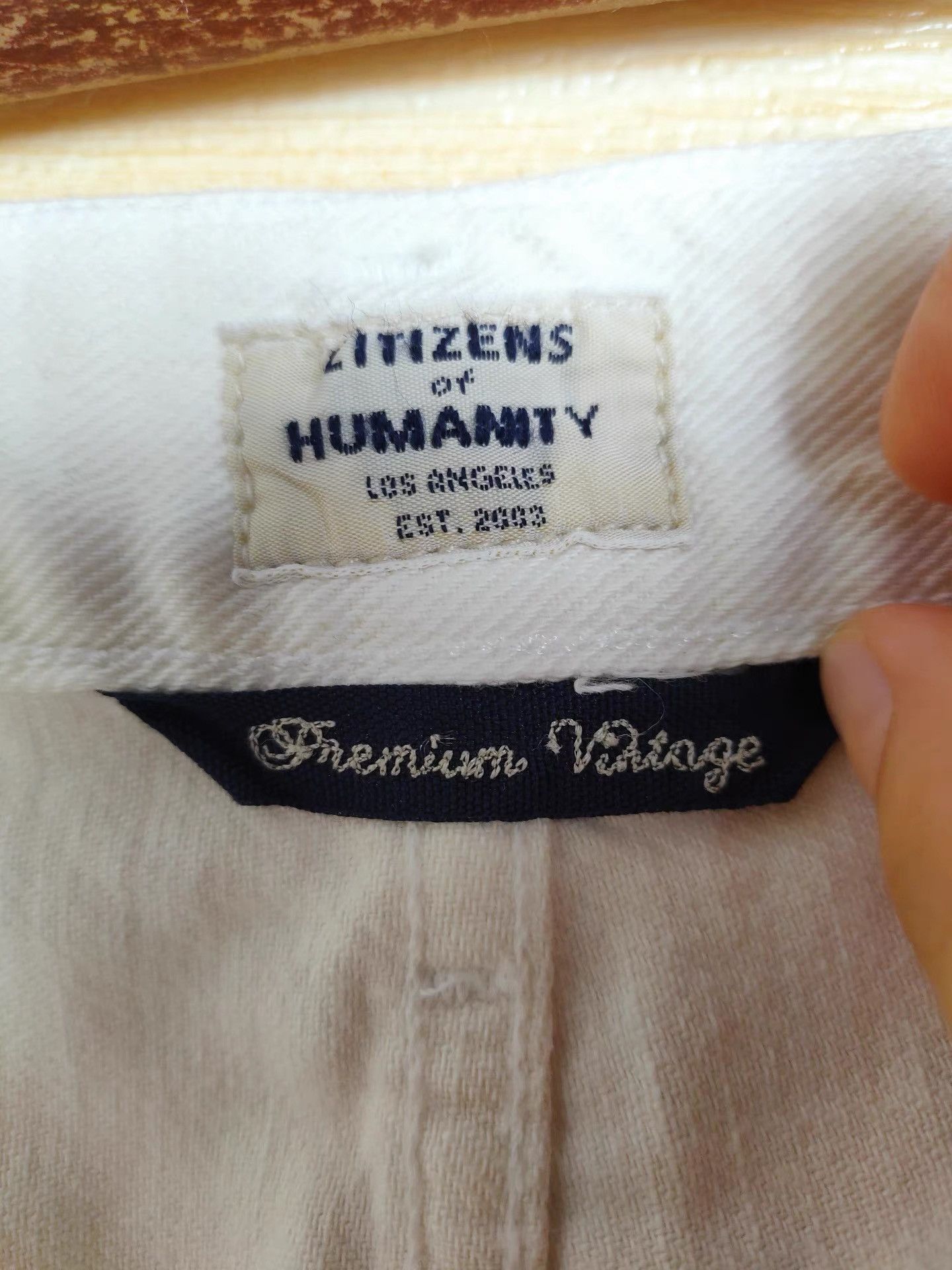 Citizens Of Humanity CITIZENS of HUMANITY Men's White Slash Destroyed Jeans K29 Size US 28 / EU 44 - 6 Thumbnail