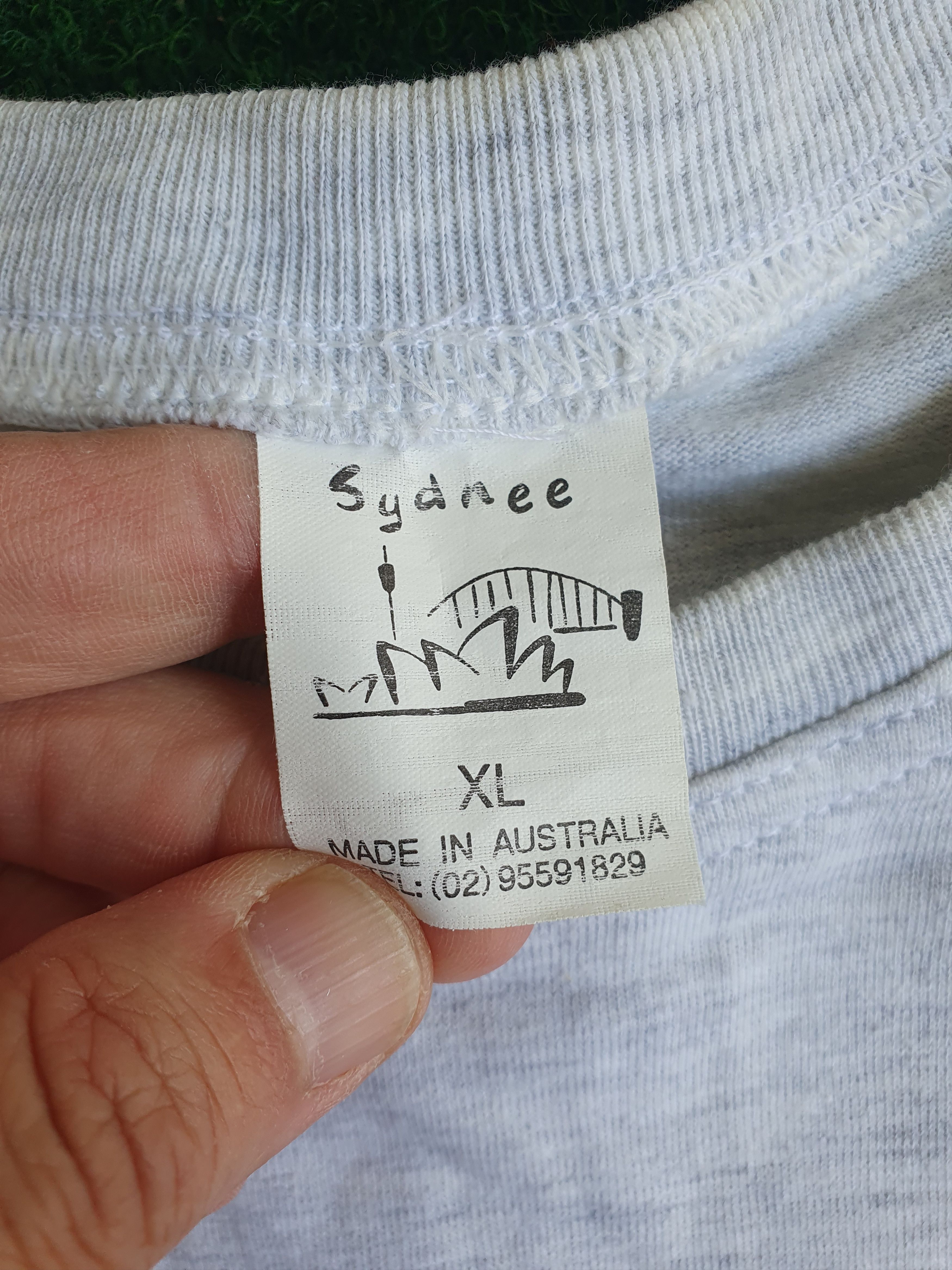 Vintage Australia Down Under Embroidered Vtg Single Stitch teeXL? Size US XL / EU 56 / 4 - 3 Thumbnail