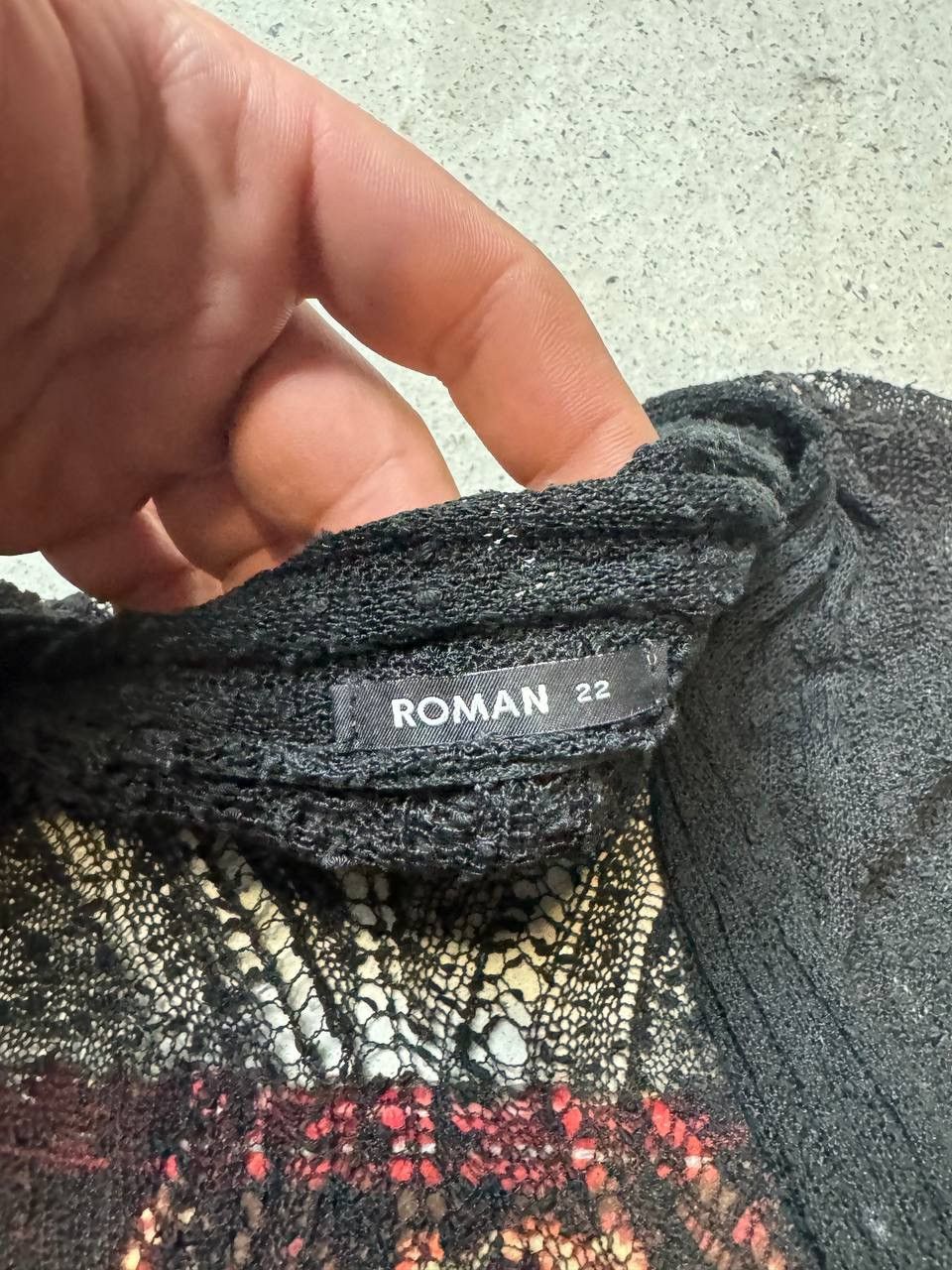 Japanese Brand × Vintage Vintage black longline Roman streetwear cardigan Size 3XL / US 20-22 - 5 Thumbnail