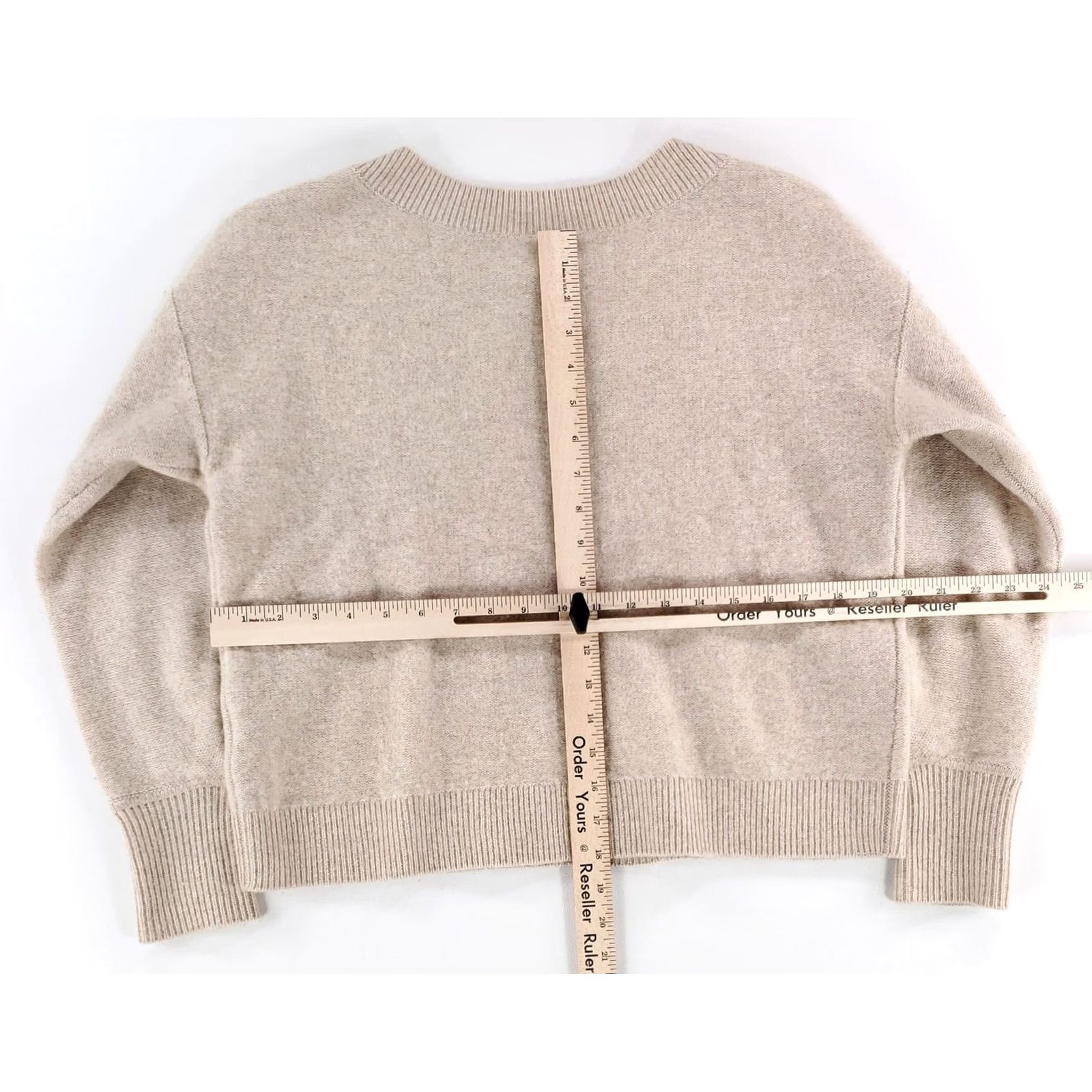 Club Monaco Club Monaco Cashmere Sweater Women XS Beige Cream Tan Pullover Womens XS Size XS / US 0-2 / IT 36-38 - 4 Thumbnail