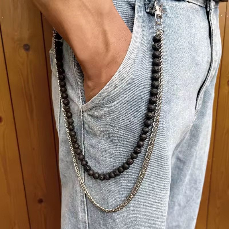 Vintage KeyChain Jean Biker Wallet Belts Chain Size ONE SIZE - 3 Thumbnail