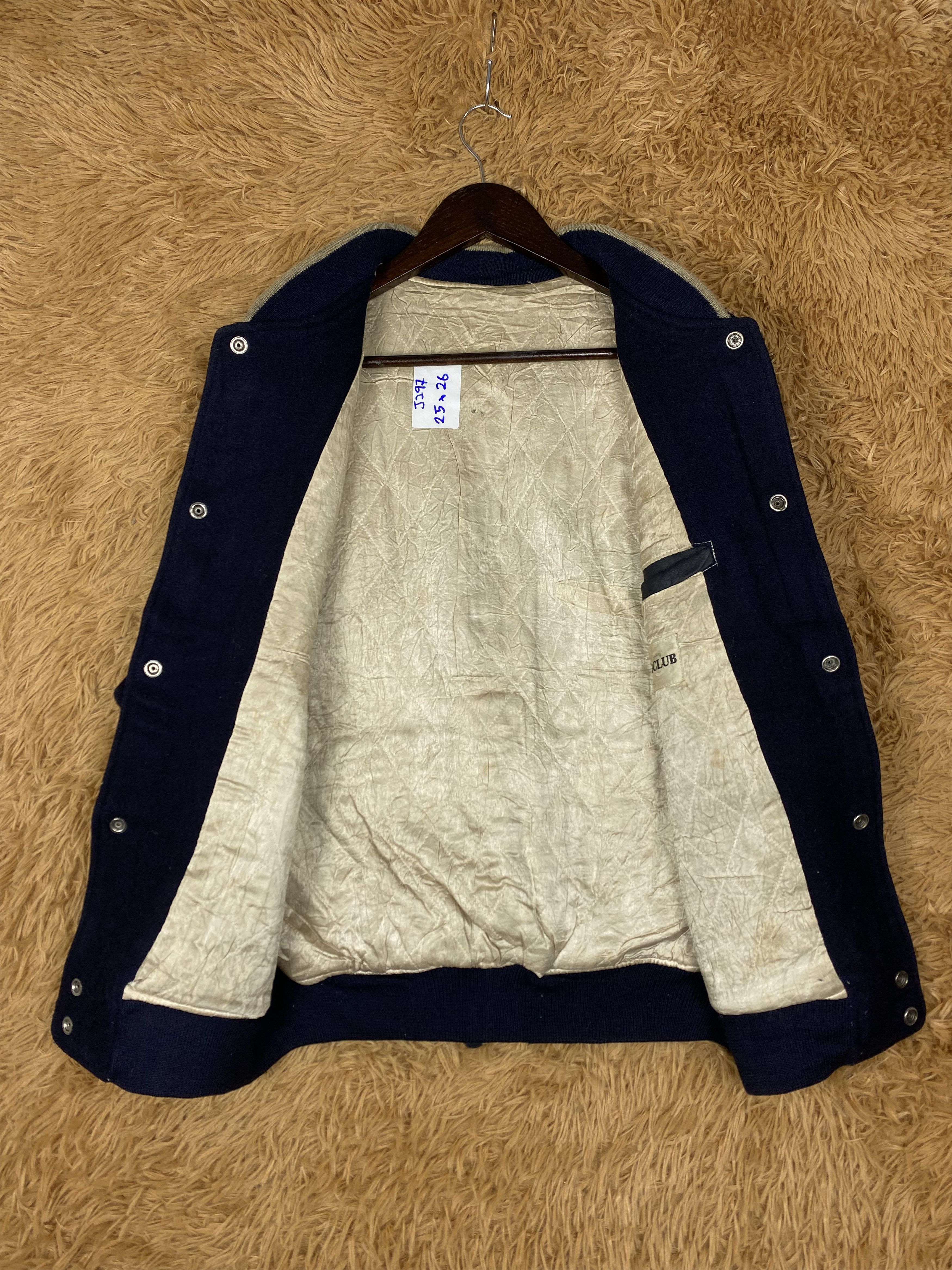 Vintage Vintage Pazzo Club Leather Sleeve Varsity Jacket DJ297 Size US M / EU 48-50 / 2 - 7 Thumbnail