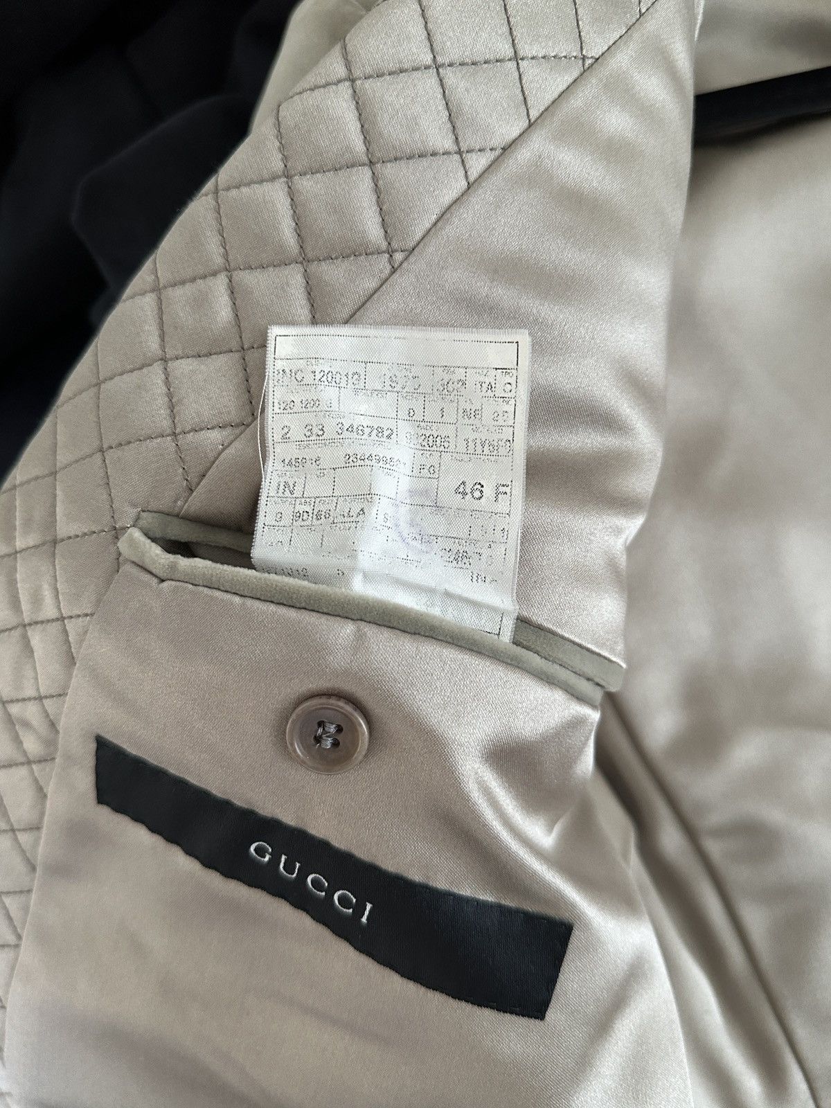 Gucci Gucci by Tom Ford sage velvet blazer Size 46R - 8 Thumbnail