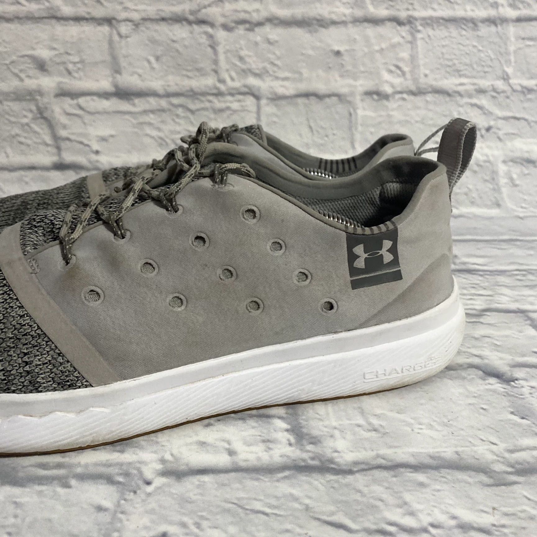 Under Armour Under Armour Shoes Charged 24/7 Gray Athletic Casual Lace Up Low Top Mens Sz 12 Size US L / EU 52-54 / 3 - 6 Thumbnail