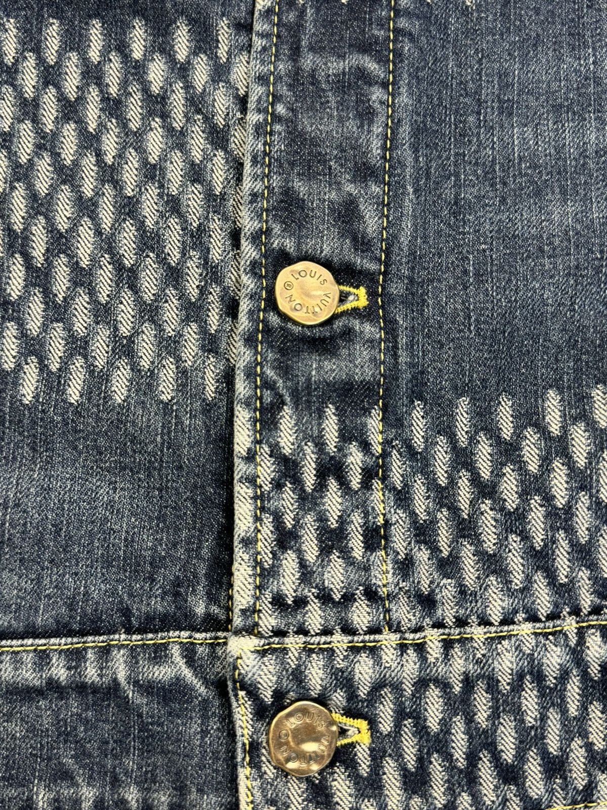Louis Vuitton LOUIS VUITTON X NIGO MONOGRAM BLUE DENIM JACKET Size US XL / EU 56 / 4 - 3 Thumbnail