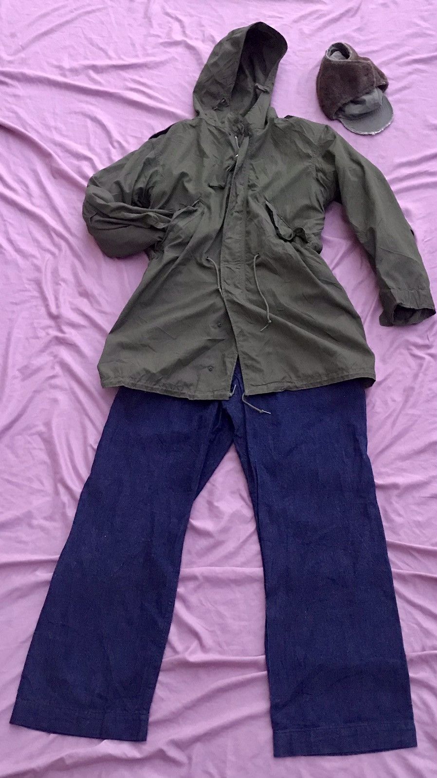 Other 1950s US ARMY M-51 FISHTAIL COLD WEATHER PARKA Size US M / EU 48-50 / 2 - 4 Thumbnail