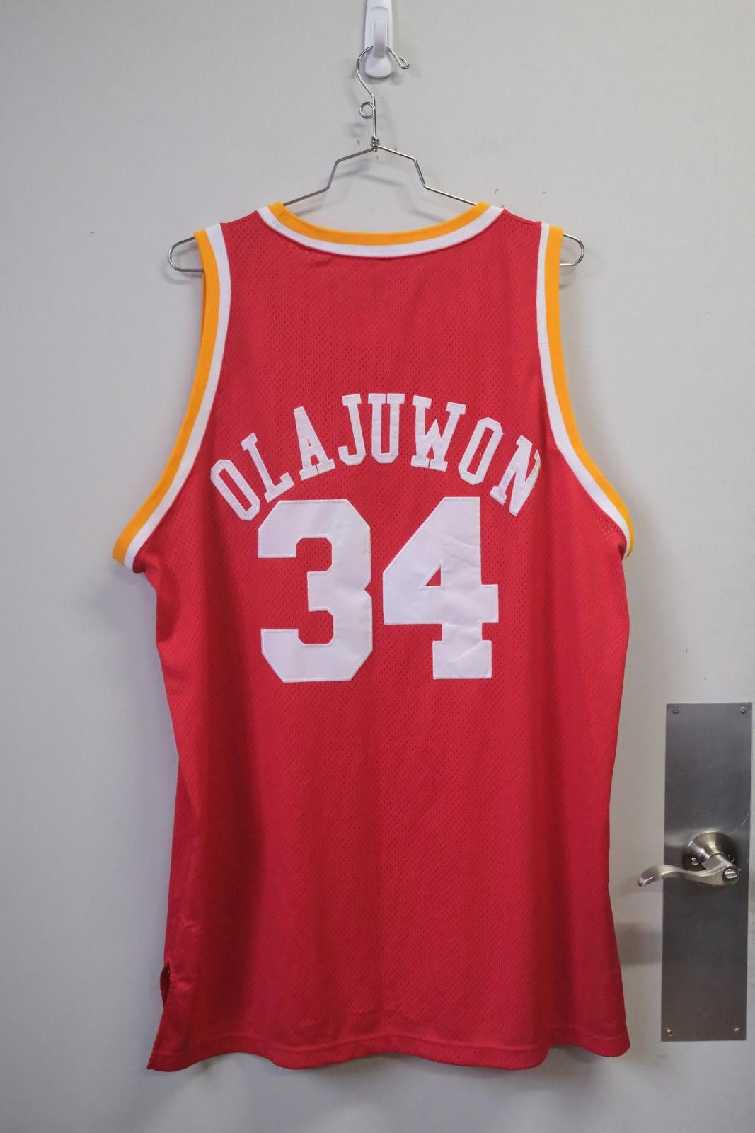 Mitchell & Ness Mitchell & Ness Houston Rocket Olajuwon 34 Basketball Jersey Size ONE SIZE - 2 Thumbnail