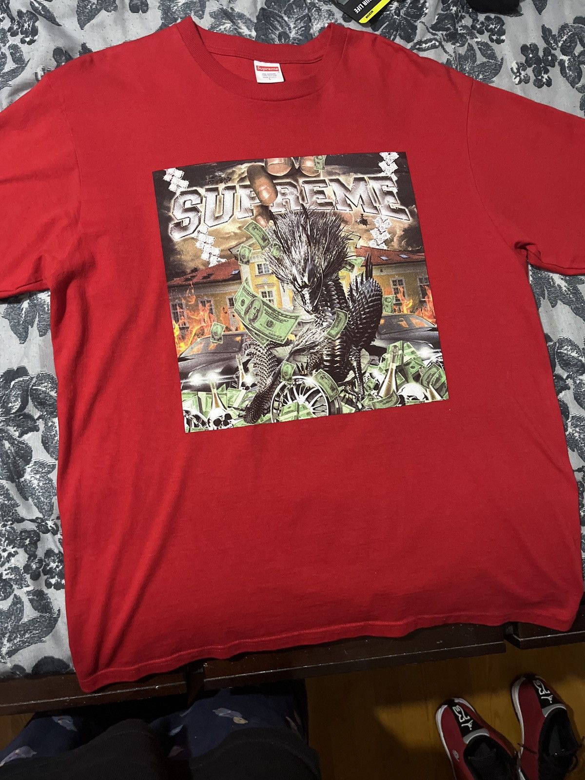 Supreme Supreme mansion dragon tee Size US L / EU 52-54 / 3 - 3 Thumbnail