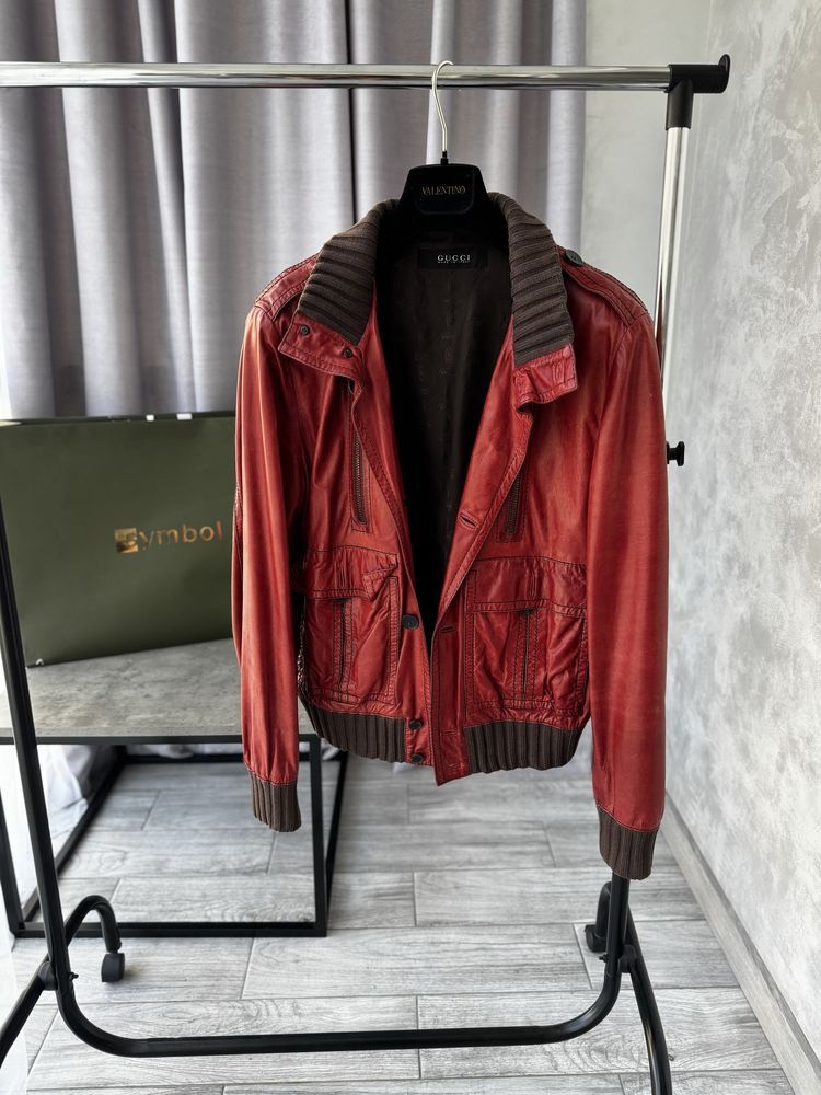 Gucci Gucci Leather Jacket Size US M / EU 48-50 / 2 - 1 Thumbnail