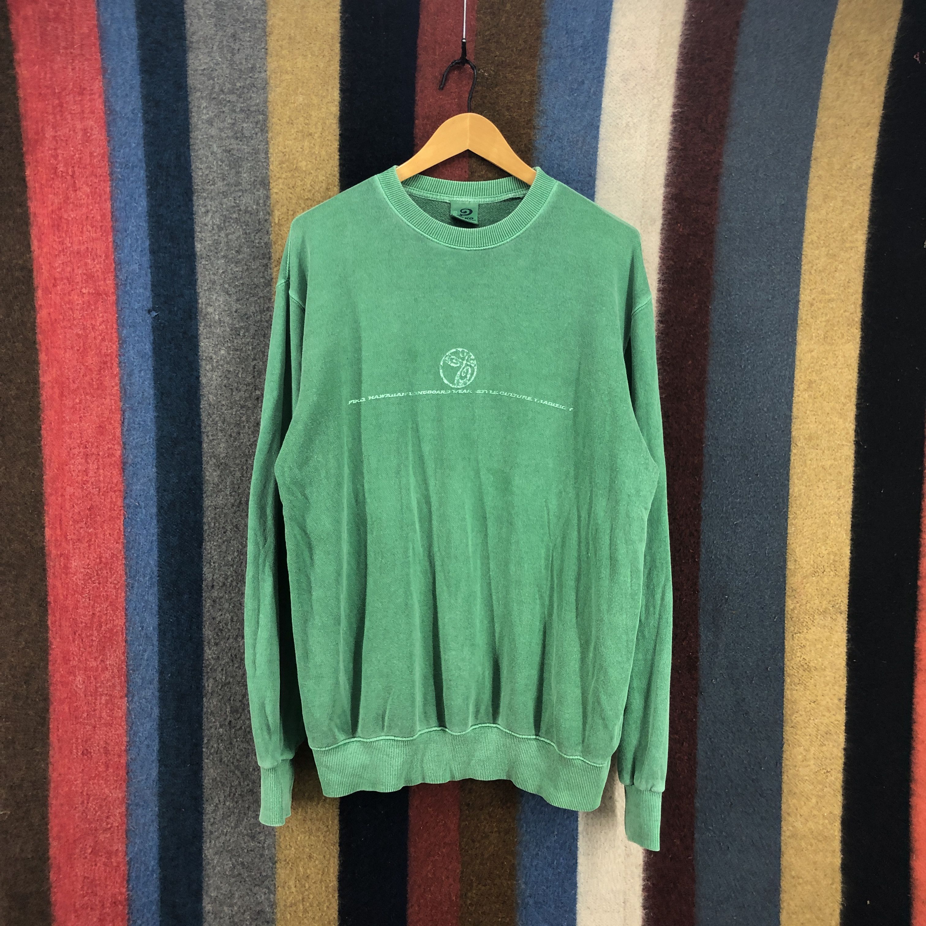 Other PIKO HAWAIIAN LONGBOARD Crew Neck Sweatshirt #0602/Z Size US L / EU 52-54 / 3 - 4 Thumbnail