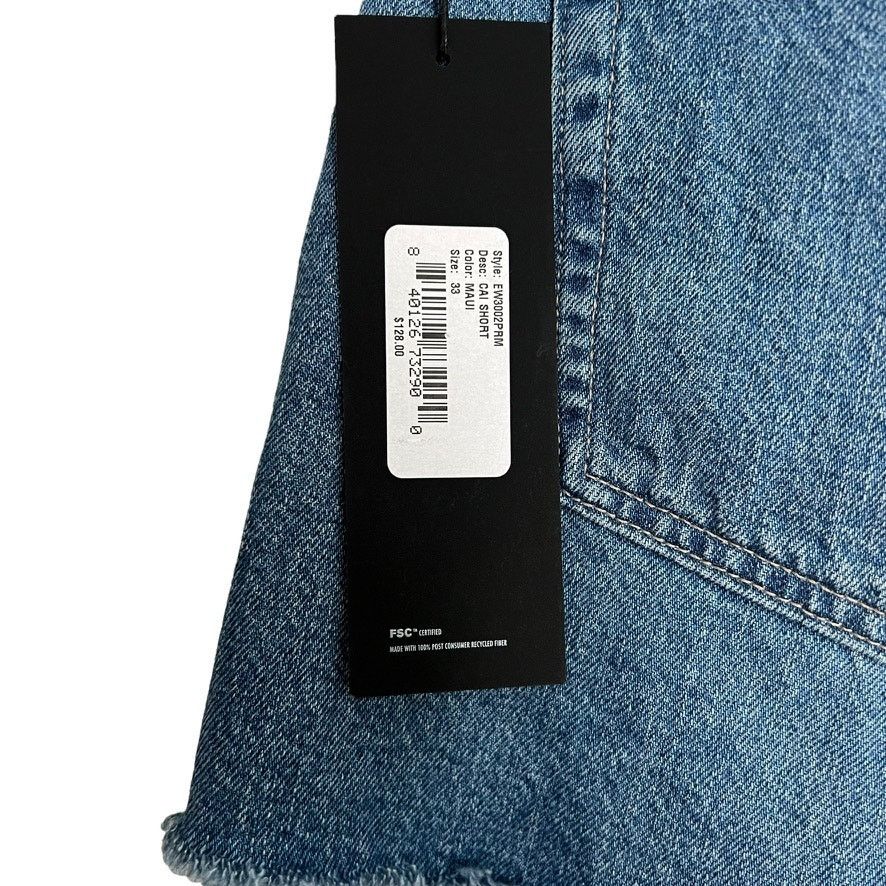 Edwin Edwin High Waist Cai Denim Cut Off Jean Shorts Size 33 Size 33" - 7 Thumbnail