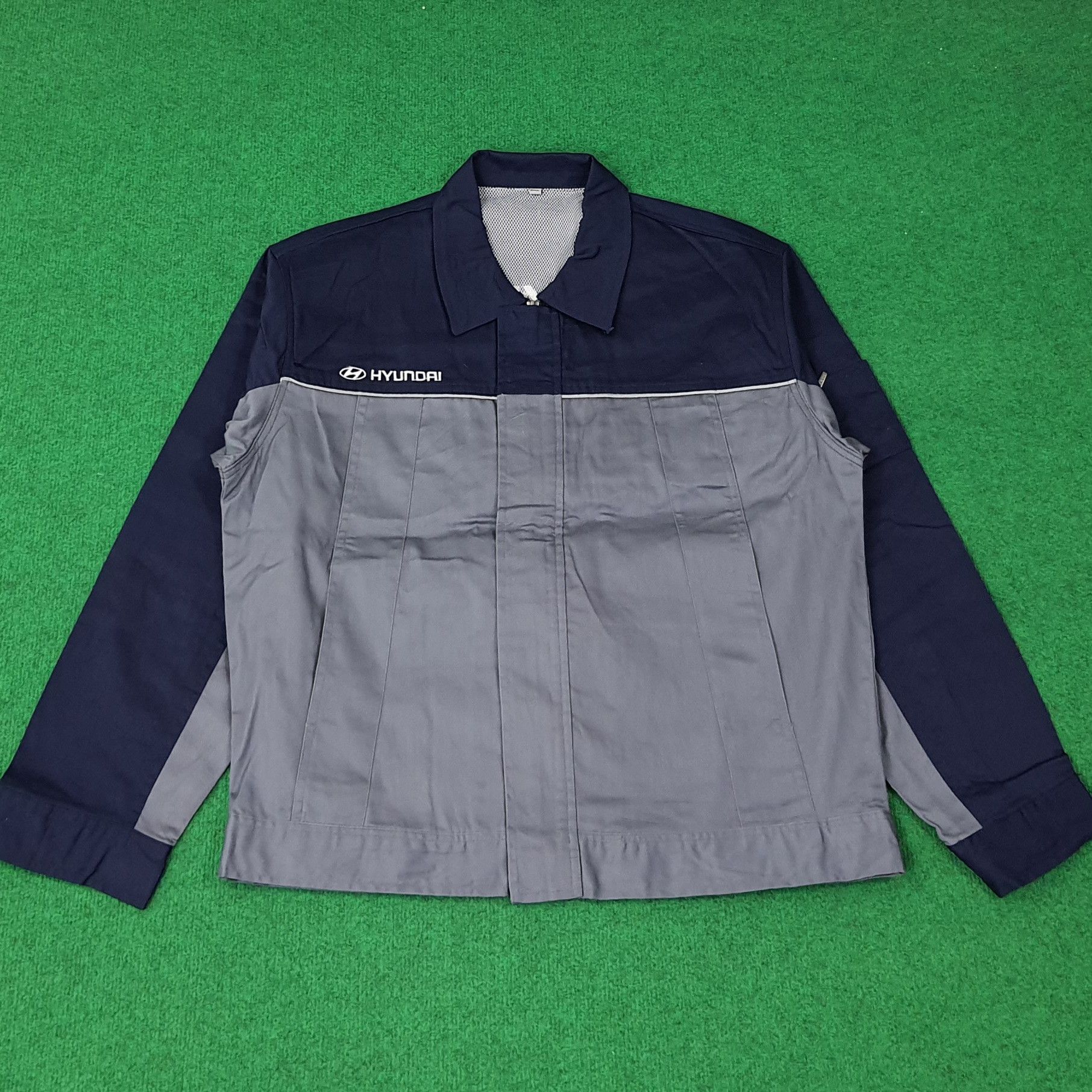 Japanese Brand Vintage Hyundai Motorsports Jacket C262N16 Size US L / EU 52-54 / 3 - 3 Thumbnail