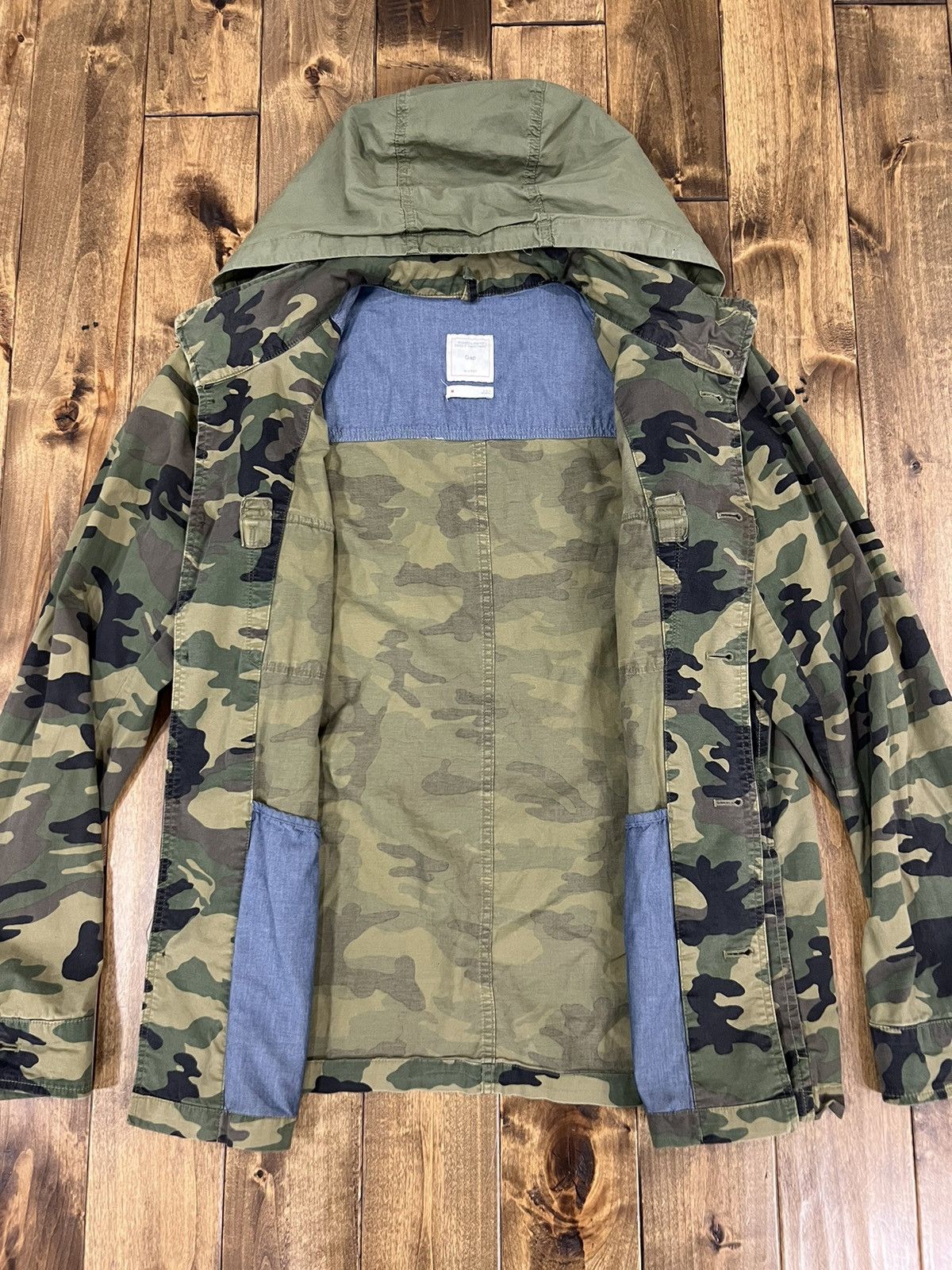 Gap Vintage Gap Military Field Jacket Size US M / EU 48-50 / 2 - 2 Thumbnail