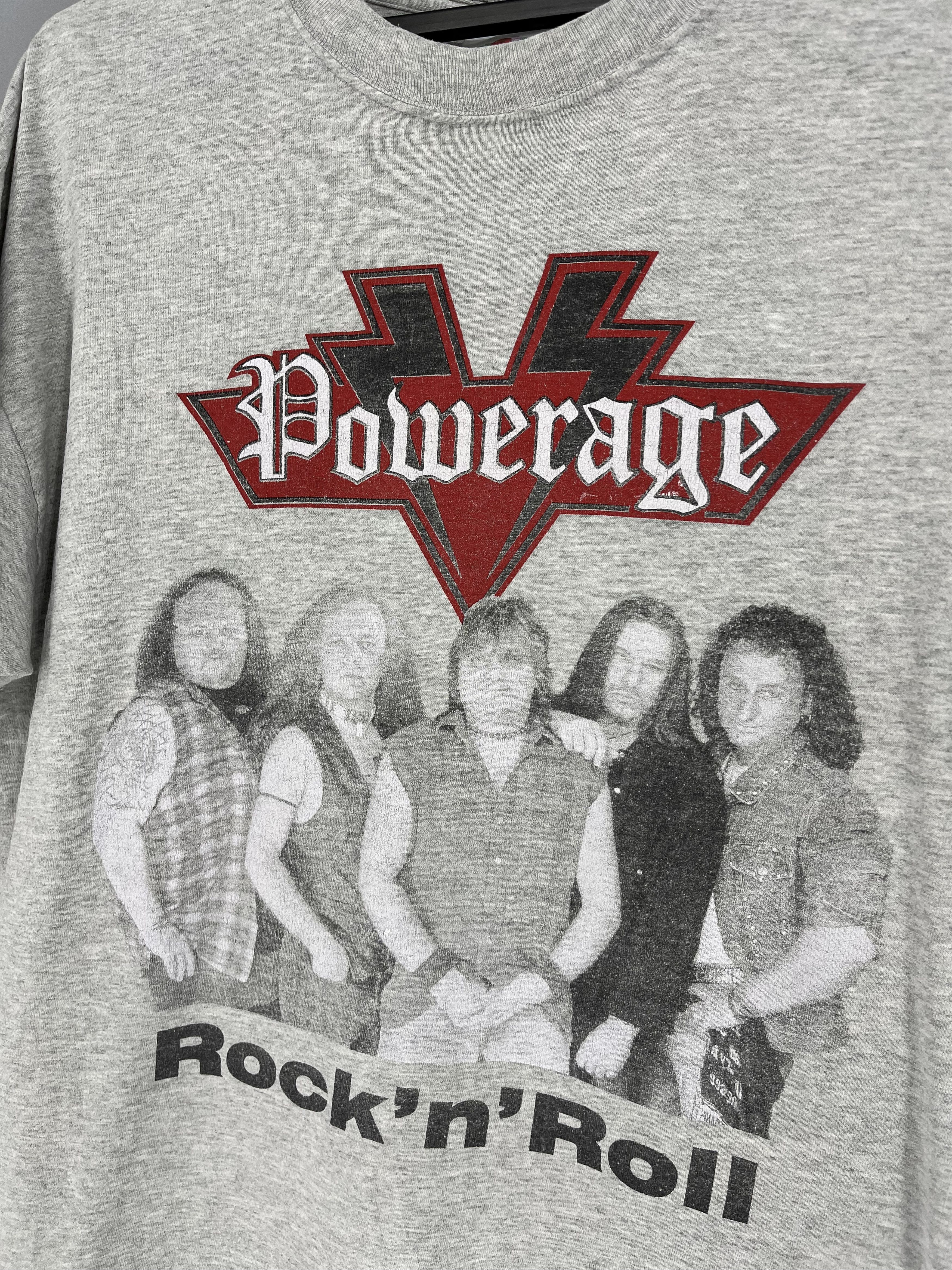 Band Tees Vintage 90s AC/DC Powerage Tshirt Big Logo Band Tee Size US XL / EU 56 / 4 - 7 Thumbnail