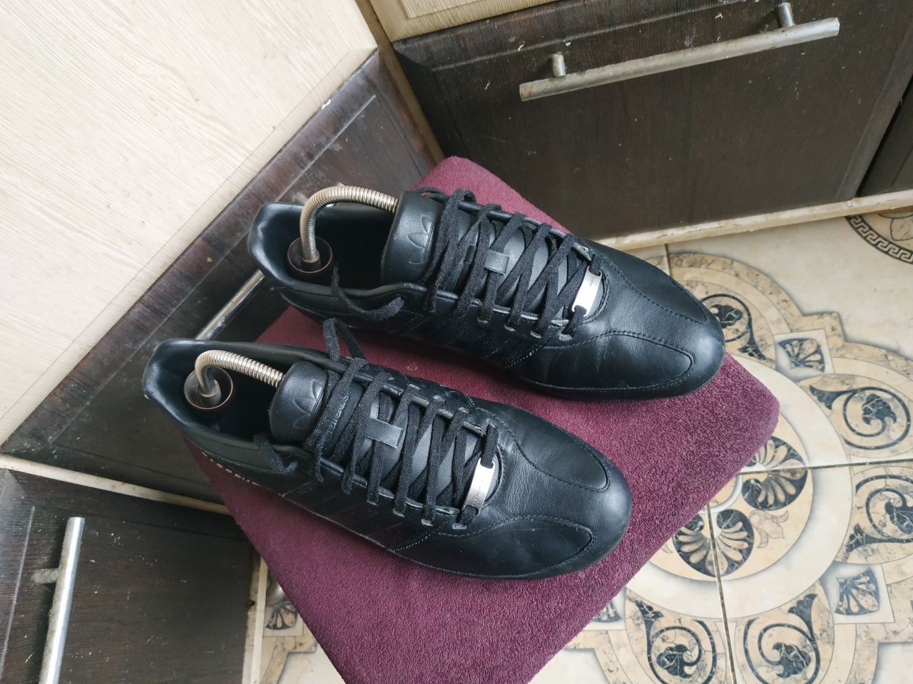 Adidas Adidas x Porsche Design Typ 64 Black Leather Sneakers Size US 9.5 / EU 42-43 - 20 Thumbnail