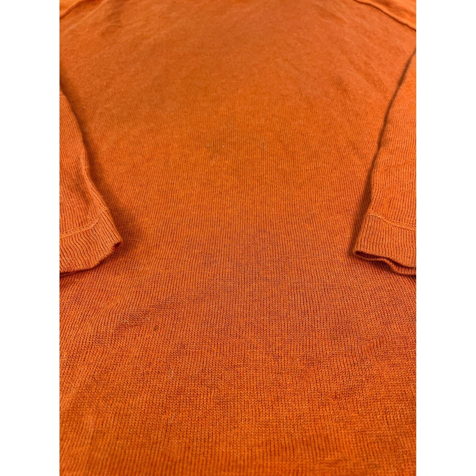 Tommy Bahama Tommy Bahama Mens Orange V-Neck Long Sleeve Silk LG Size US L / EU 52-54 / 3 - 2 Thumbnail