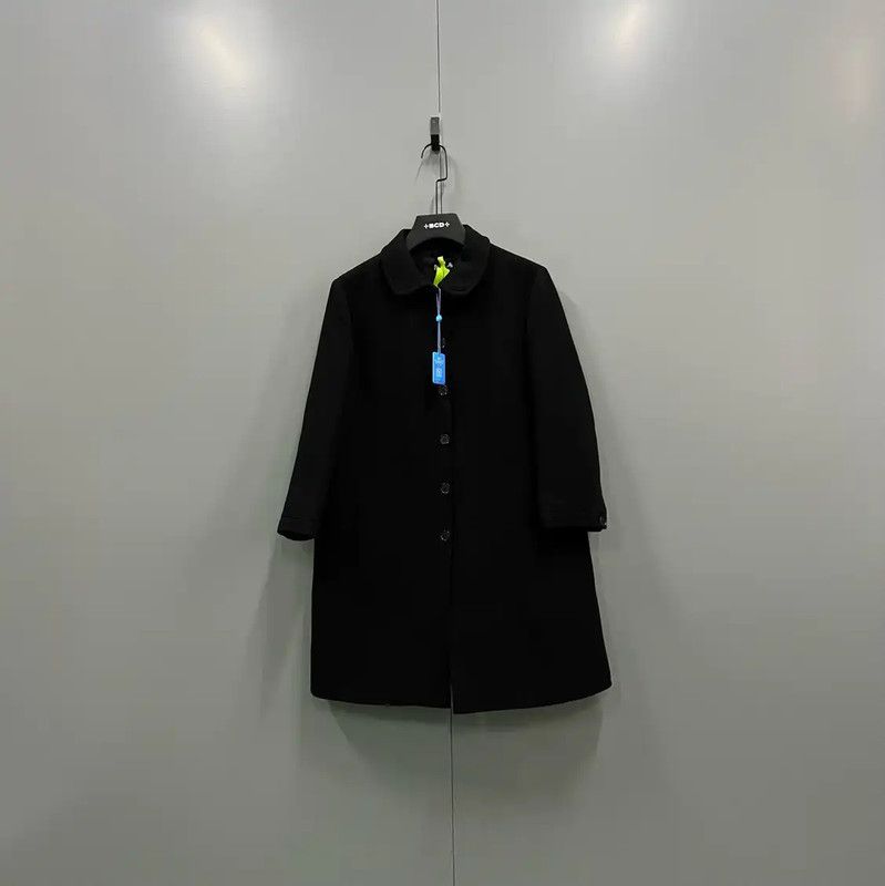 Miu Miu Miu Miu Black Cotton Long Coat for Men 0089 Size US M / EU 48-50 / 2 - 1 Thumbnail