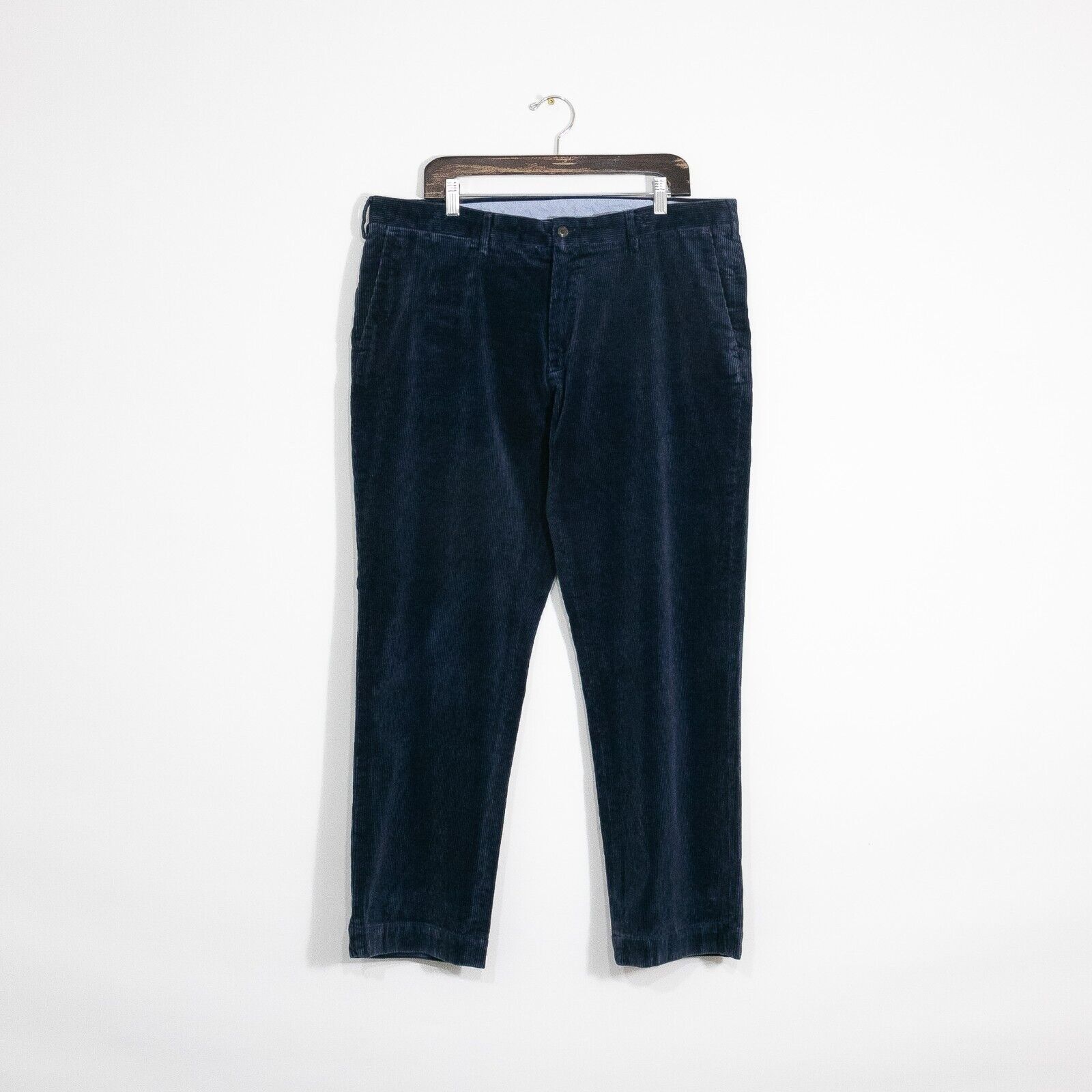 Polo Ralph Lauren Polo Ralph Lauren Corduroy Pants 38x29 - Dark Blue Straight Size US 38 / EU 54 - 1 Thumbnail
