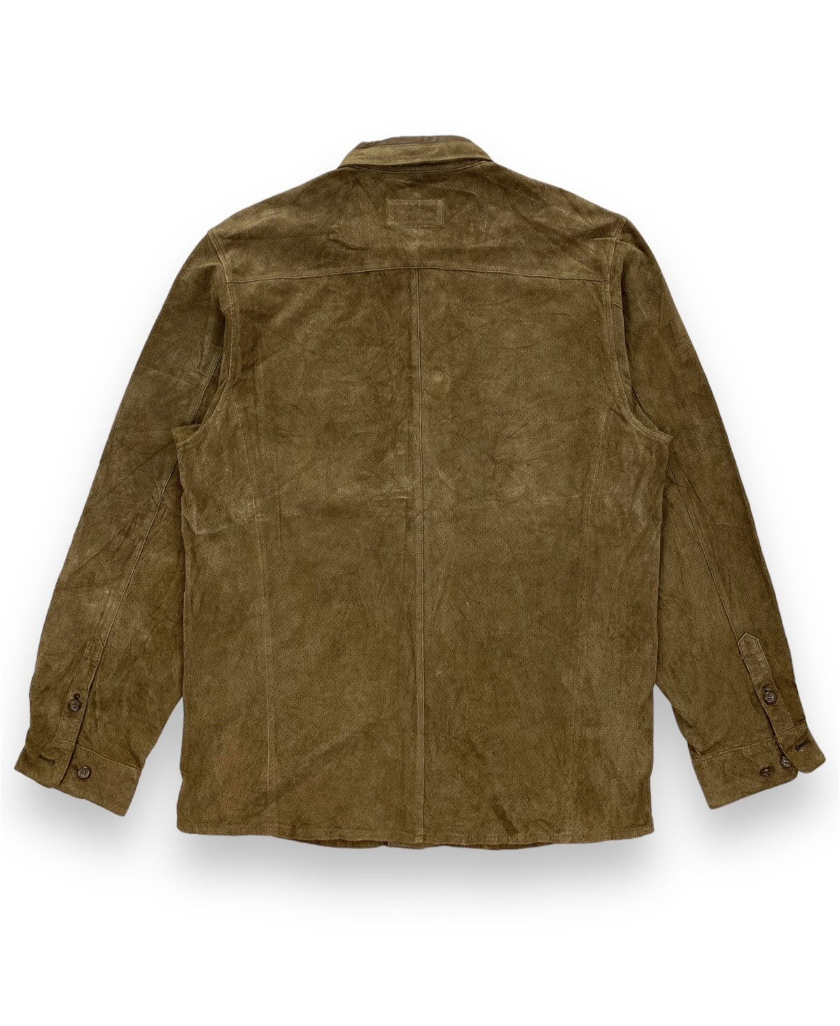 Genuine Leather The Casual Mesh Leather Button Ups Shirt Size US L / EU 52-54 / 3 - 2 Thumbnail