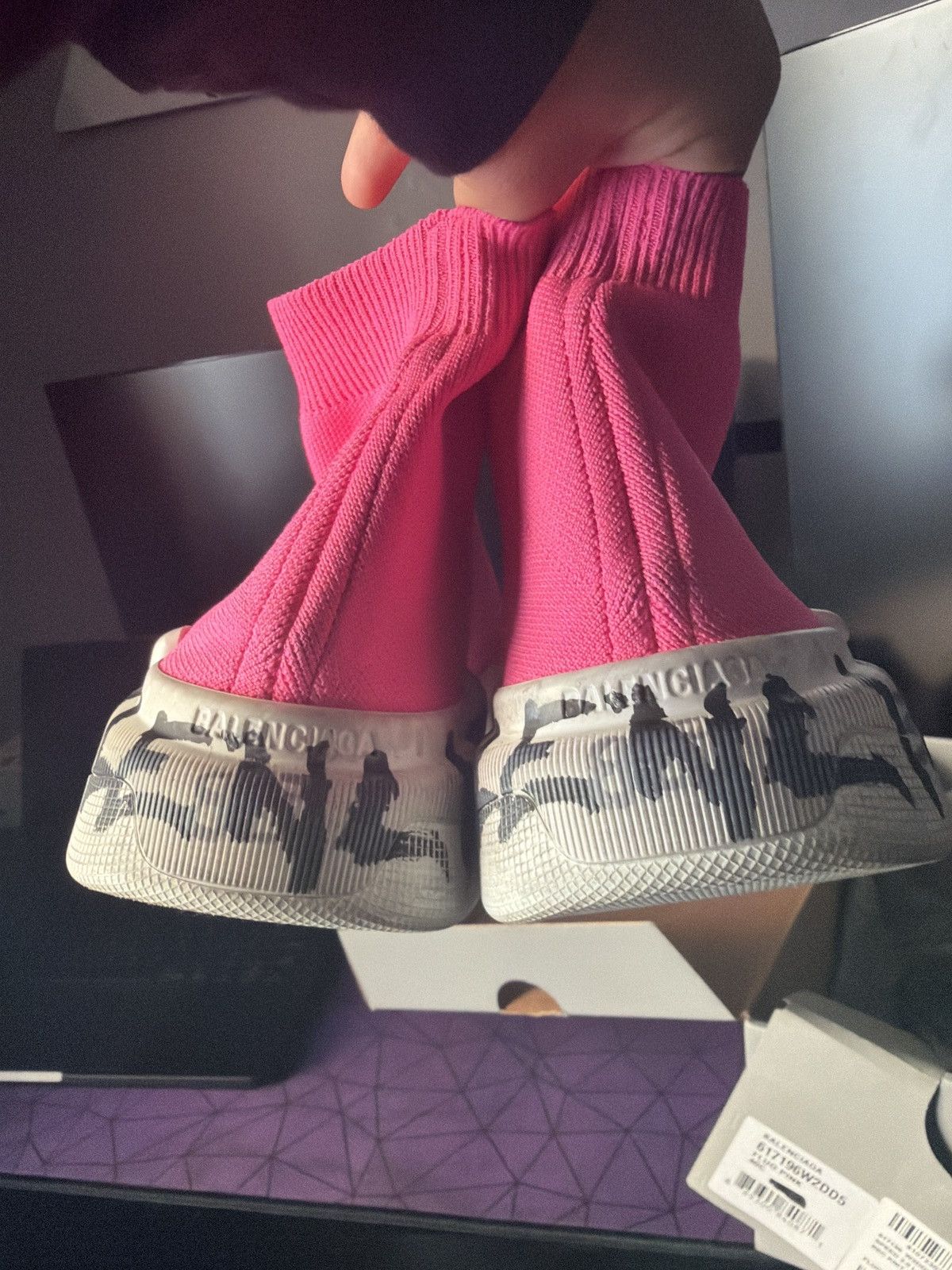 Balenciaga REC KNIT FLUO 2.0 GRAD SOLE Size US 10 / IT 40 - 1 Thumbnail