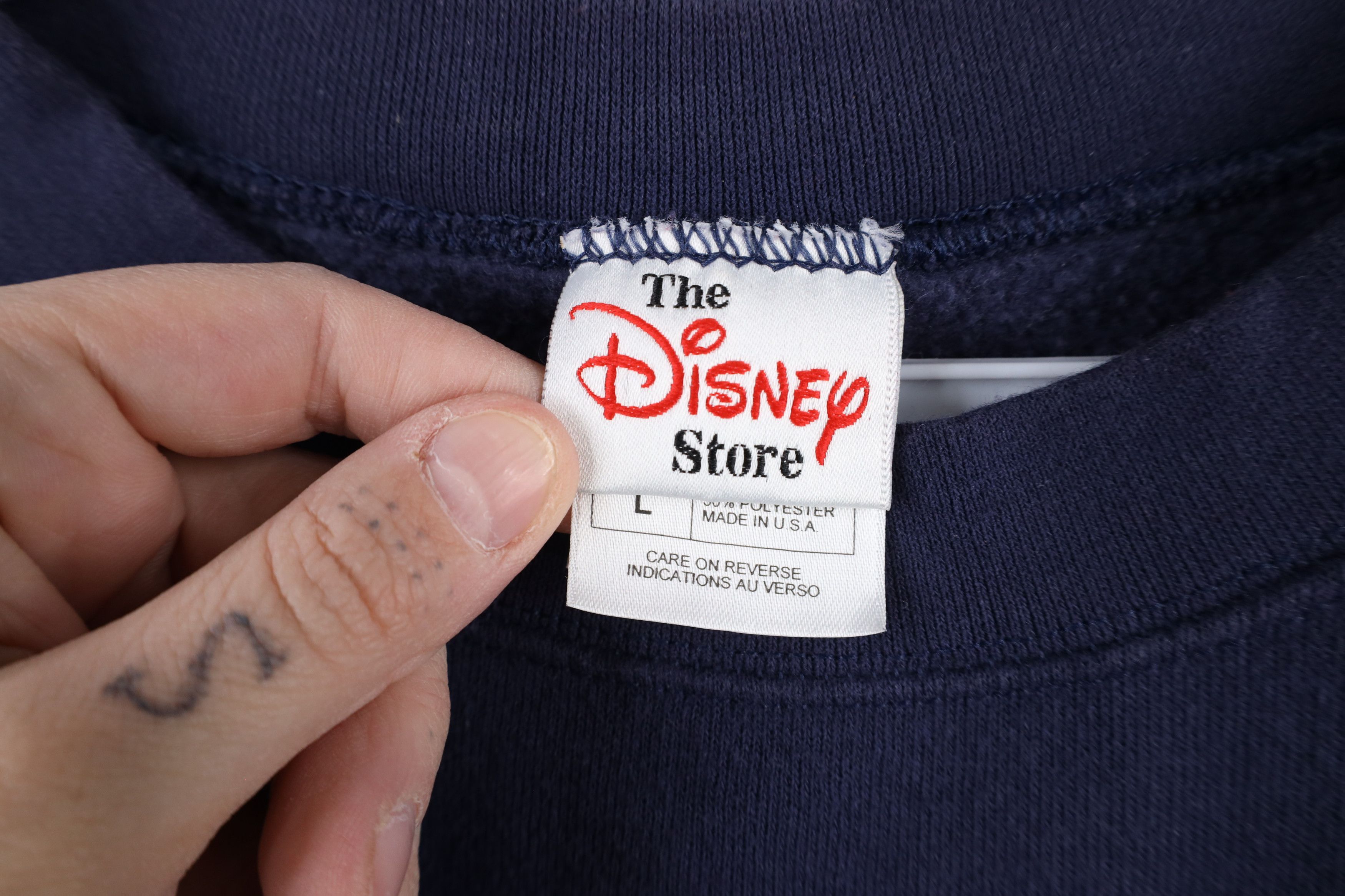 Disney × Vintage Vintage 90s Disney Winnie the Pooh Eeyore Sweatshirt USA Size L / US 10 / IT 46 - 9 Thumbnail