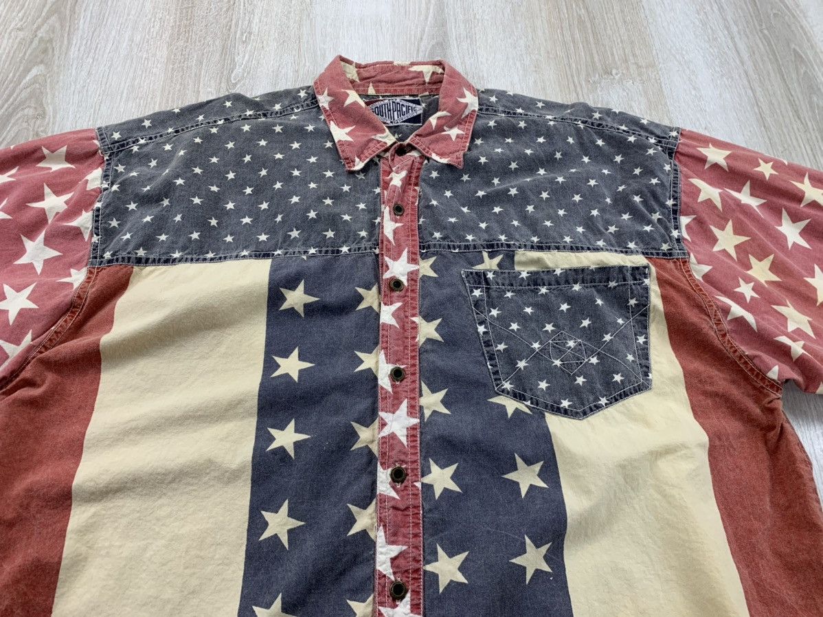 Vintage Mens vintage shirt American Flag Size L Size US L / EU 52-54 / 3 - 4 Thumbnail