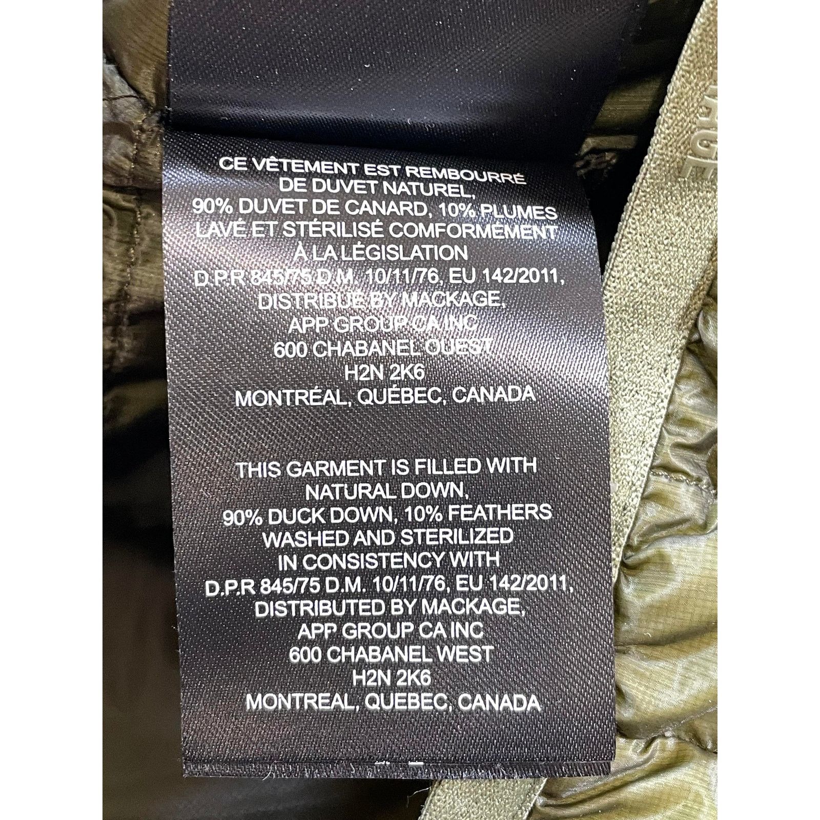 Mackage Mackage Down Olive Puffer Vest Size US L / EU 52-54 / 3 - 11 Thumbnail