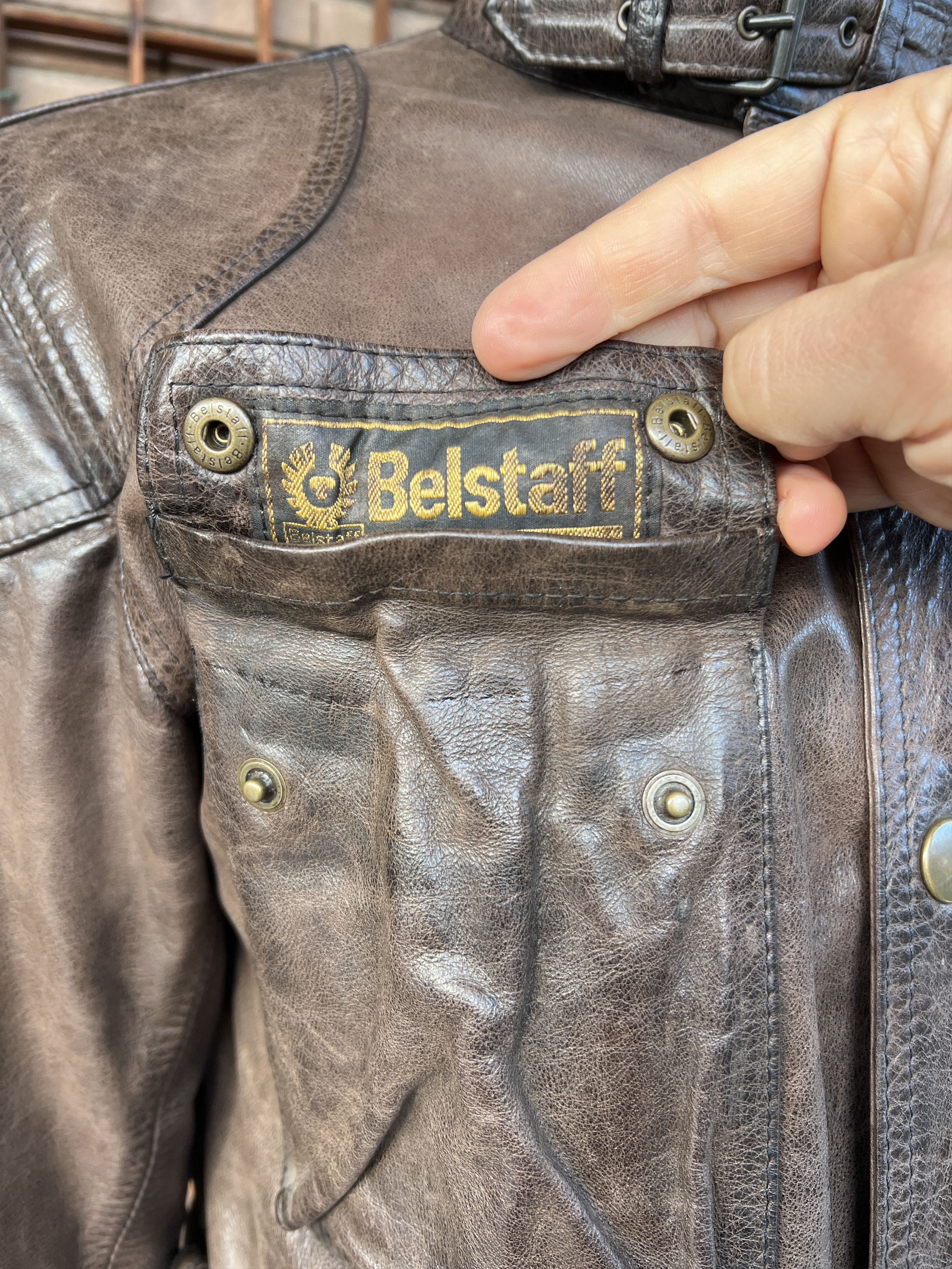Belstaff BELSTAFF Leather Jacket PANTHER 1966 Benjamin Button L Size US M / EU 48-50 / 2 - 9 Thumbnail