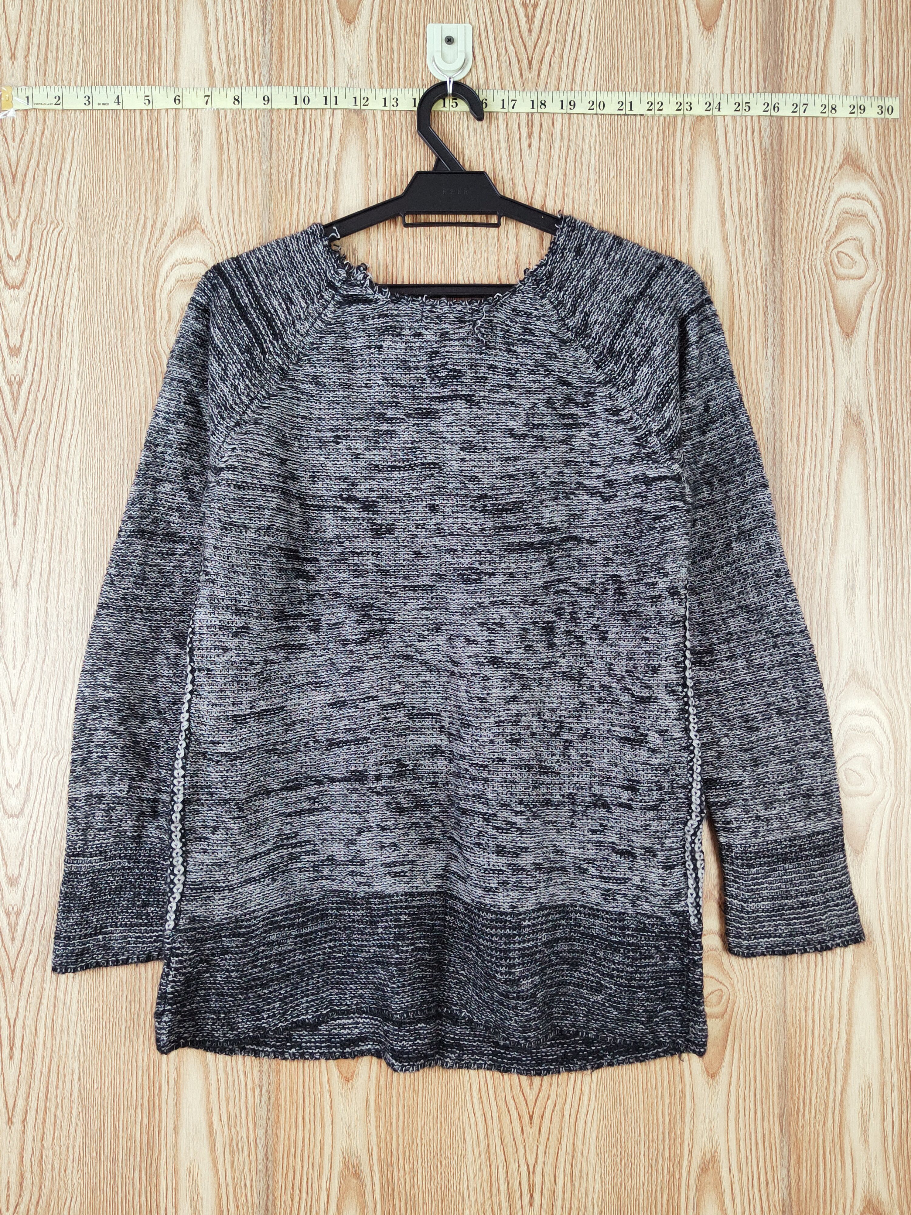 Homespun Knitwear × Japanese Brand × Vintage A.v.v Standard Black Knitwear Sweatshirts #W868 Size M / US 6-8 / IT 42-44 - 7 Thumbnail