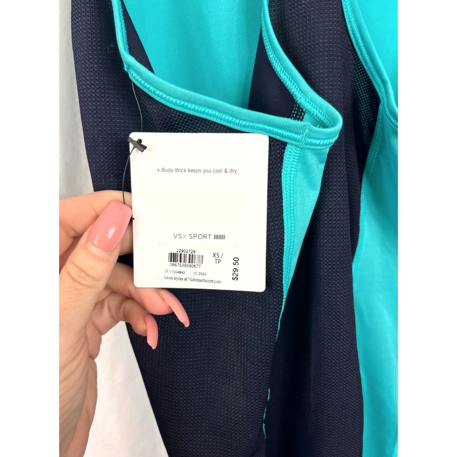 Victoria's Secret Victoria's Secret VSX Sport Tank Top Size XS New Blue Strappy Racer Back Women's Size XS / US 0-2 / IT 36-38 - 5 Thumbnail