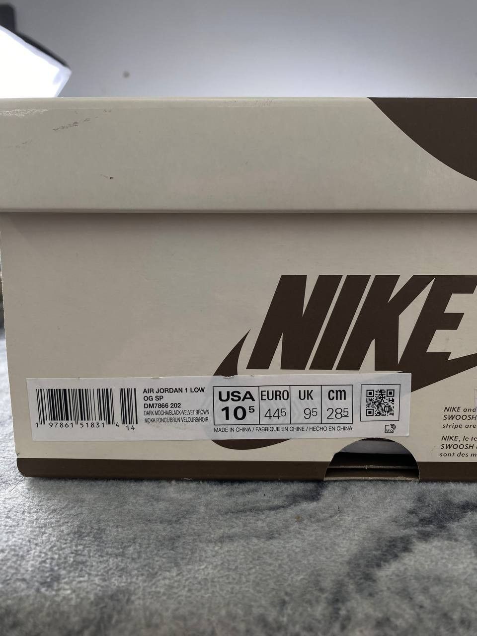 Nike Nike Air Jordan 1 Retro Low OG SP Travis Scott Size US 10.5 / EU 43-44 - 18 Thumbnail