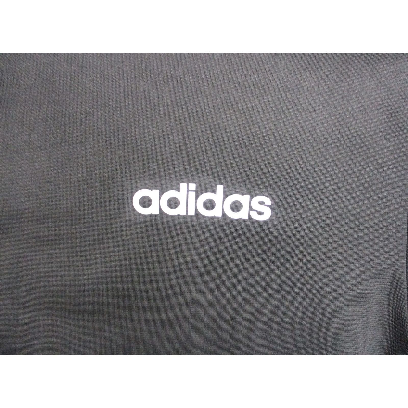 Adidas adidas Jacket Mens 2XL Black Track Essentials Stripes Full Zip DQ3070 Size US XXL / EU 58 / 5 - 2 Thumbnail