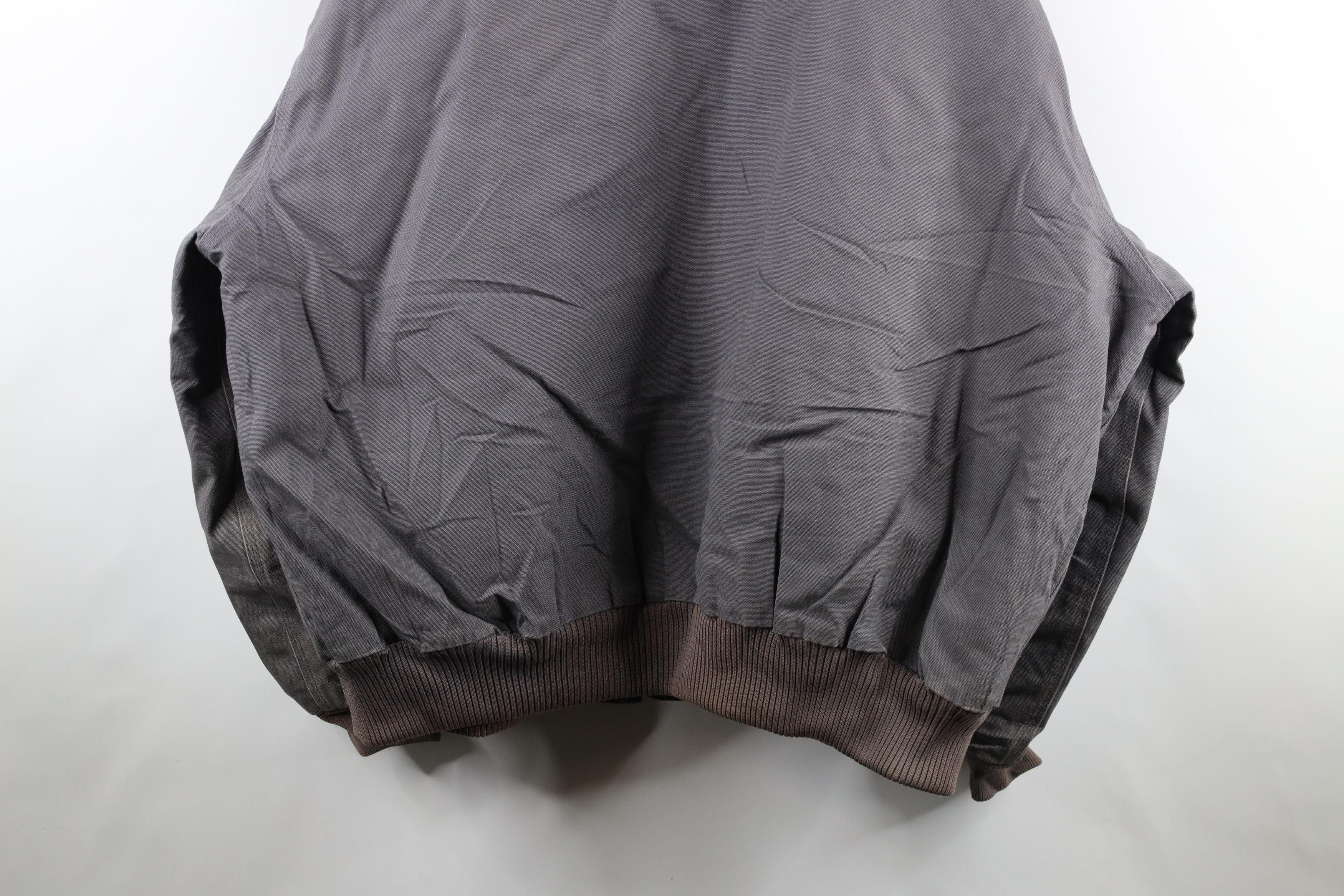 Carhartt × Vintage Vintage Carhartt Spell Out Quilted Hooded Jacket Gray USA Size US XXL / EU 58 / 5 - 17 Thumbnail