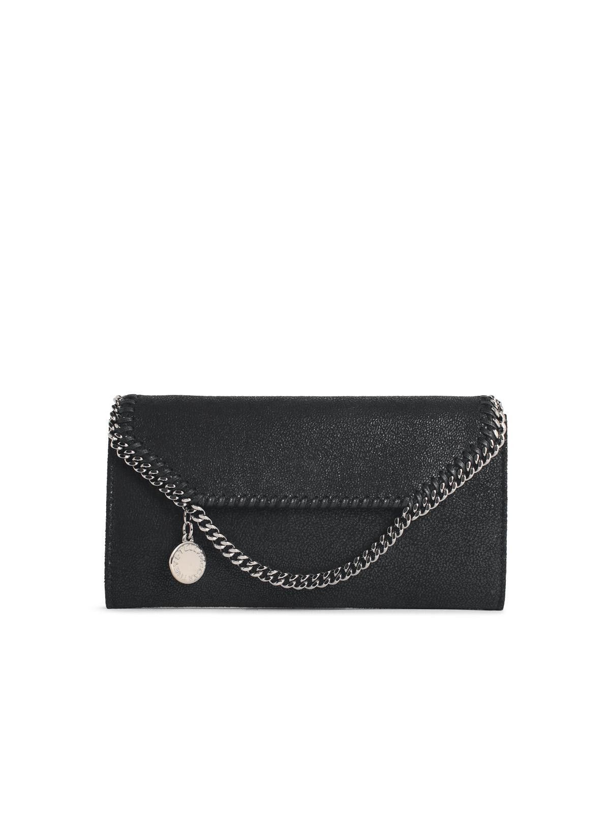 Stella McCartney STELLA McCARTNEY 'Continental' Wallet With 'Falabella' Flap In Black Eco Pele Size ONE SIZE - 1 Thumbnail