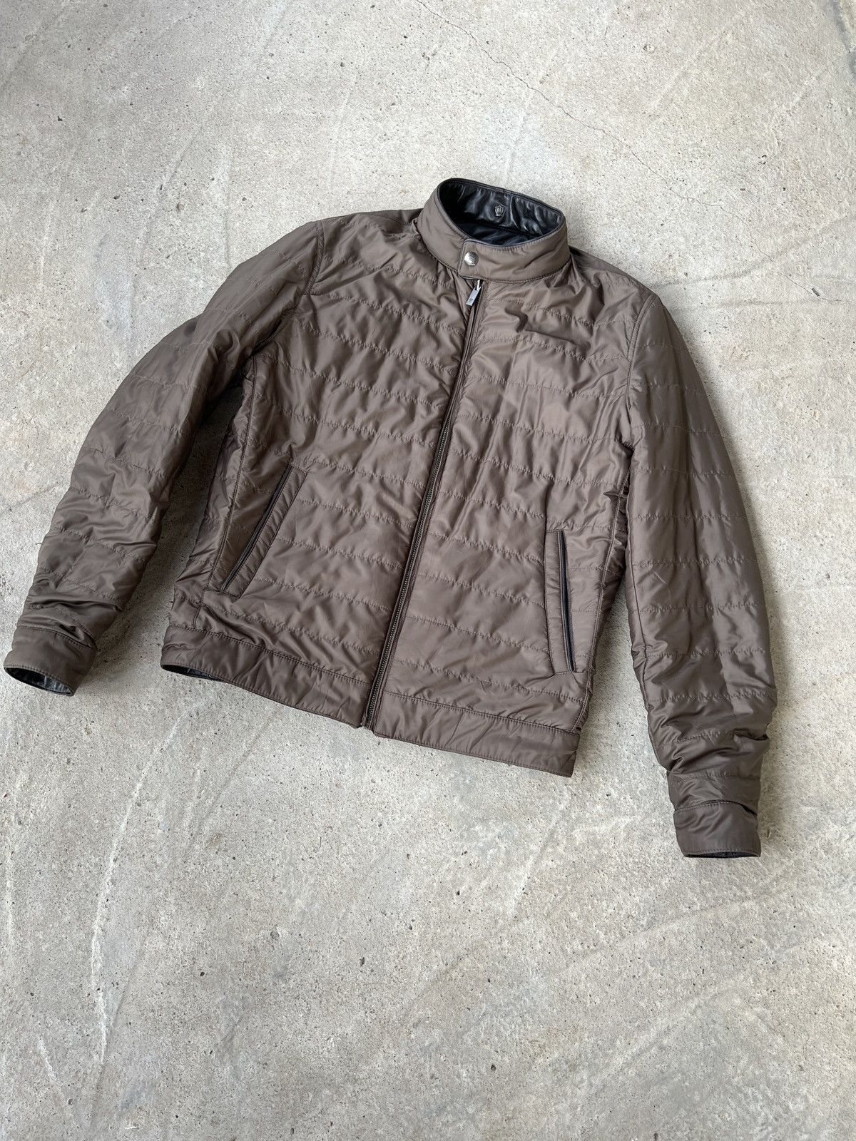 Massimo Dutti Massimo Dutti Leather Double Sided Jacket Size US M / EU 48-50 / 2 - 4 Thumbnail
