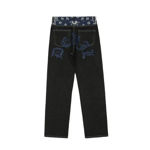 Jean pattern y2k hiphop jeans Size US 28 / EU 44 - 3 Thumbnail