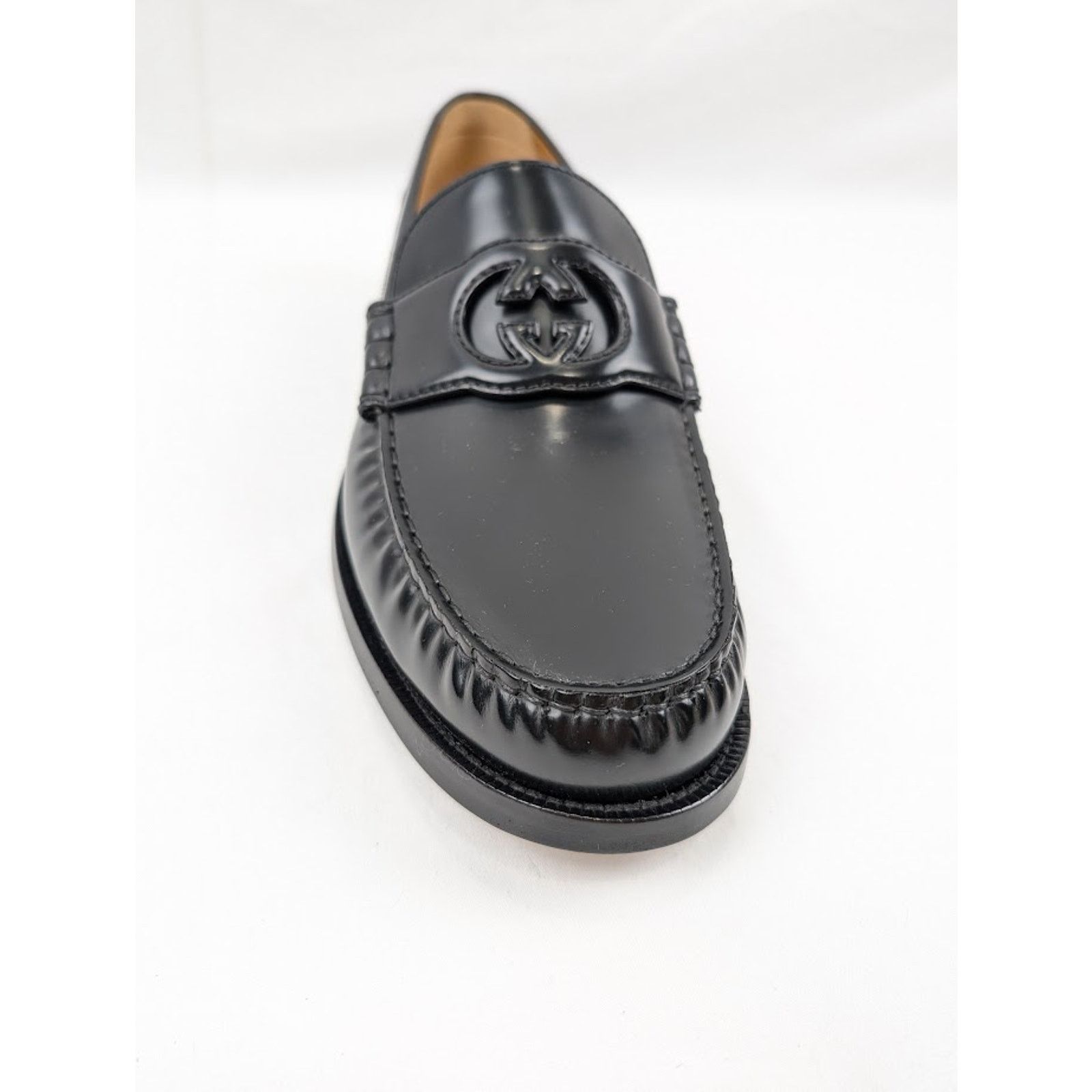 Gucci o1rshd1 Interlocking G Loafers in Black Size US 10.5 / EU 43-44 - 5 Thumbnail