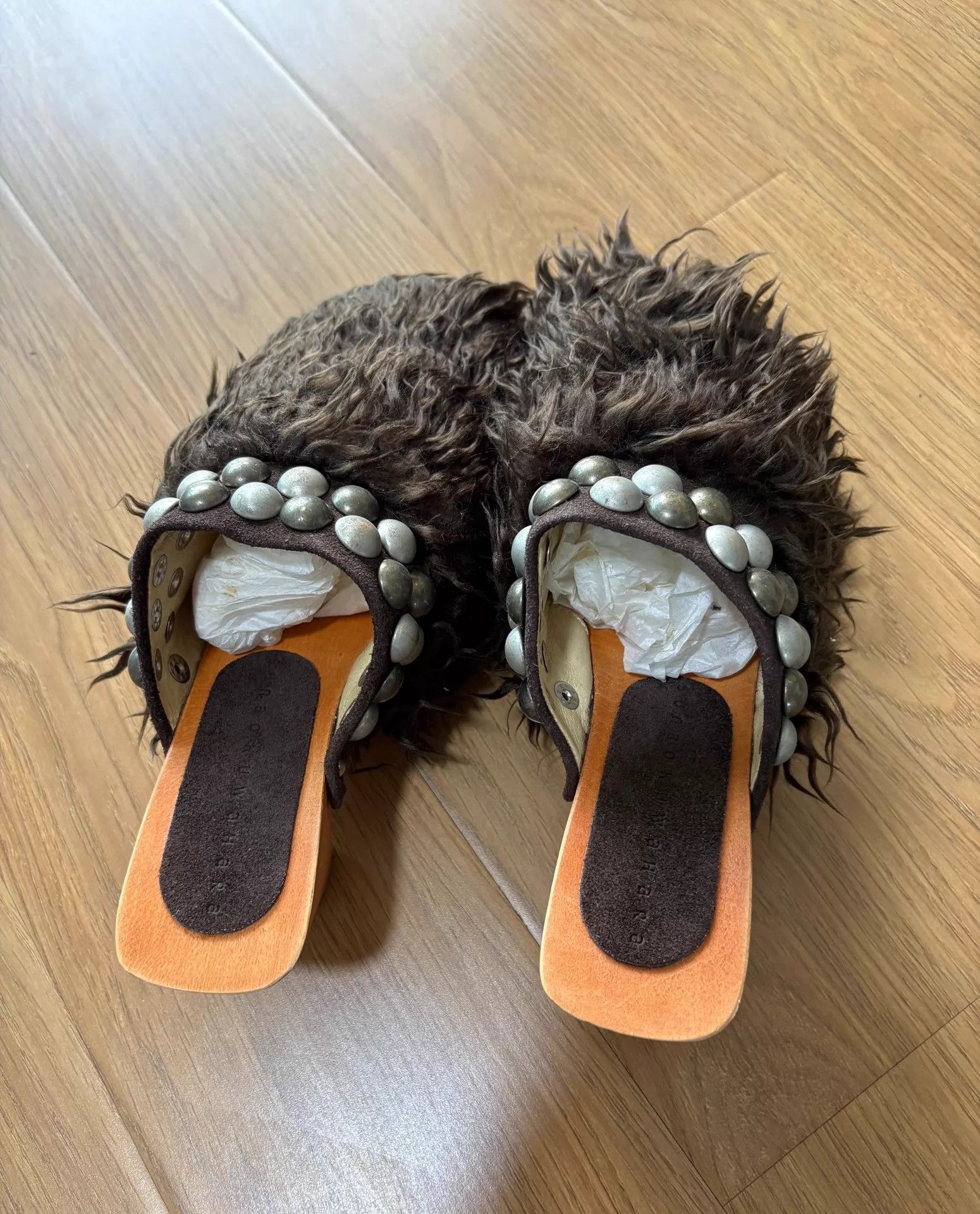 Sunao Kuwahara sunao kuwahara vintage studs fur shoes size S 230-240 Size US 6 / IT 36 - 4 Thumbnail