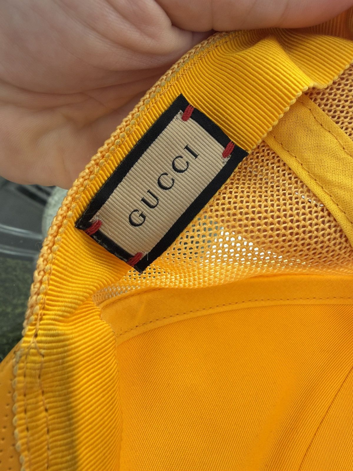 Gucci Leather Trucker GG Hat Size ONE SIZE - 4 Thumbnail