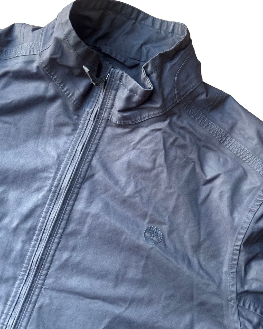 Timberland Vtg Timberland Navy Blue Lightweight Full-Zip Waterproof Size US XXL / EU 58 / 5 - 4 Thumbnail