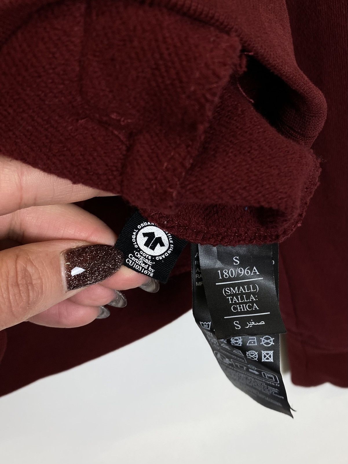 Other Allsaints Raven Oth Hoody Burgundy Red Men’s Size Small Y2K Size US S / EU 44-46 / 1 - 5 Thumbnail