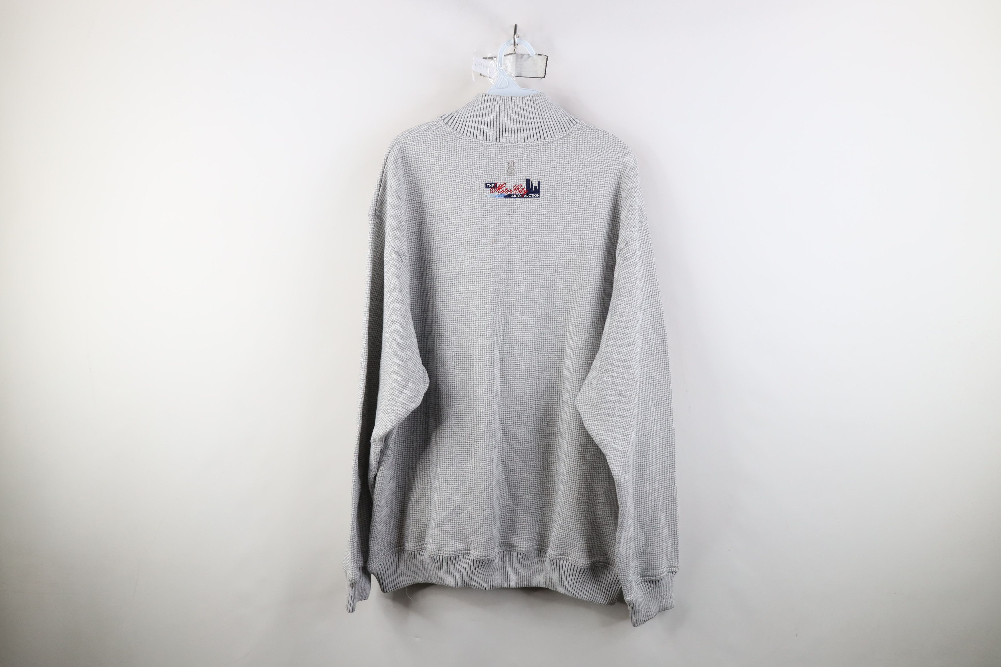 Vintage Vintage Ford Motor Company Houndstooth Knit Henley Sweater Size US XL / EU 56 / 4 - 13 Thumbnail