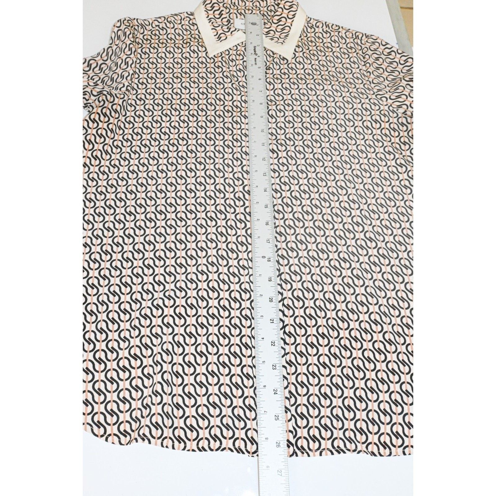 St. John St. JOHN Collection Icon Stripe Silk Crepe De Chine Blouse M Size M / US 6-8 / IT 42-44 - 15 Thumbnail