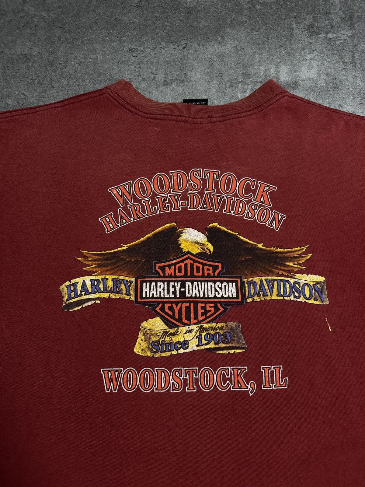 Band Tees × Harley Davidson × Vintage Motor Harley-Davidson 2000’ Licensed Boxy Tee Vintage Logo Size US XL / EU 56 / 4 - 4 Thumbnail