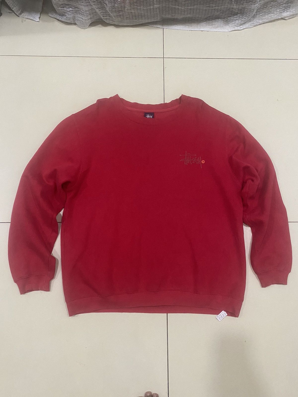 Stussy × Vintage Vintage Stussy Big Logo Sweatshirt Size US L / EU 52-54 / 3 - 1 Thumbnail
